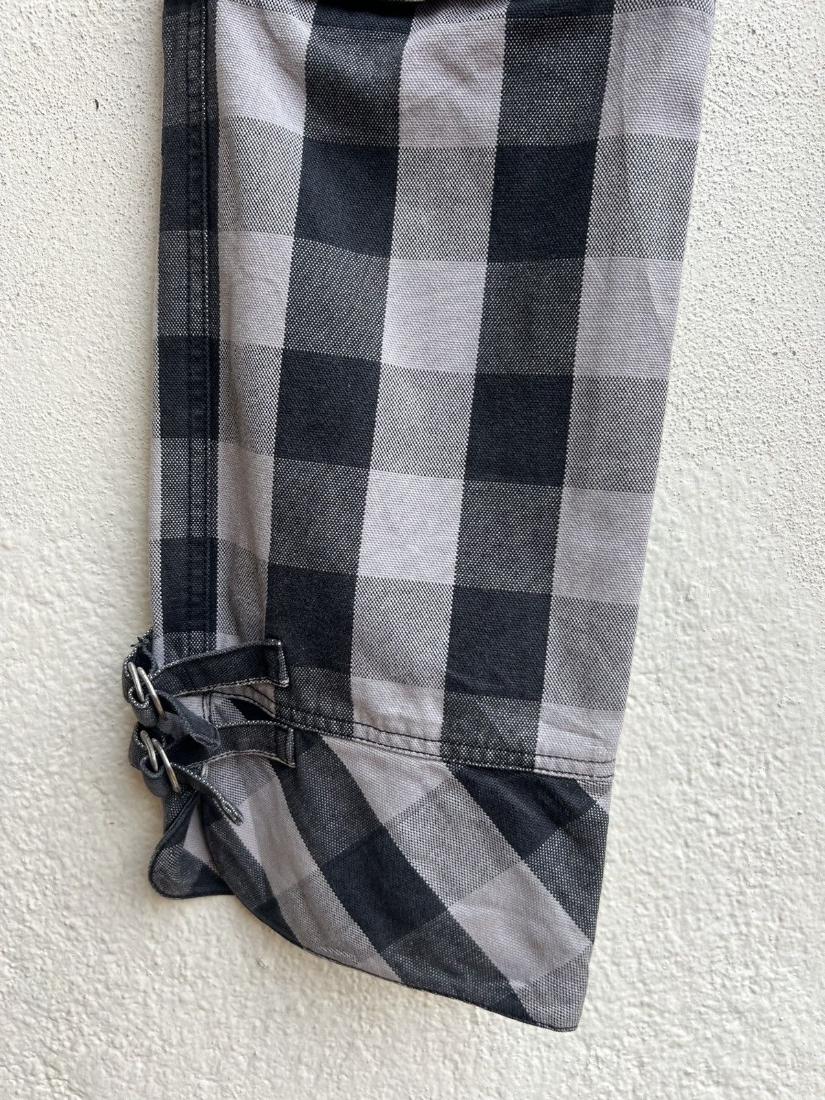 Japanese Brand VTG BATSU BOYS Japan Plaid Check Modular Bondage Trouser Size US 29 - 13 Thumbnail