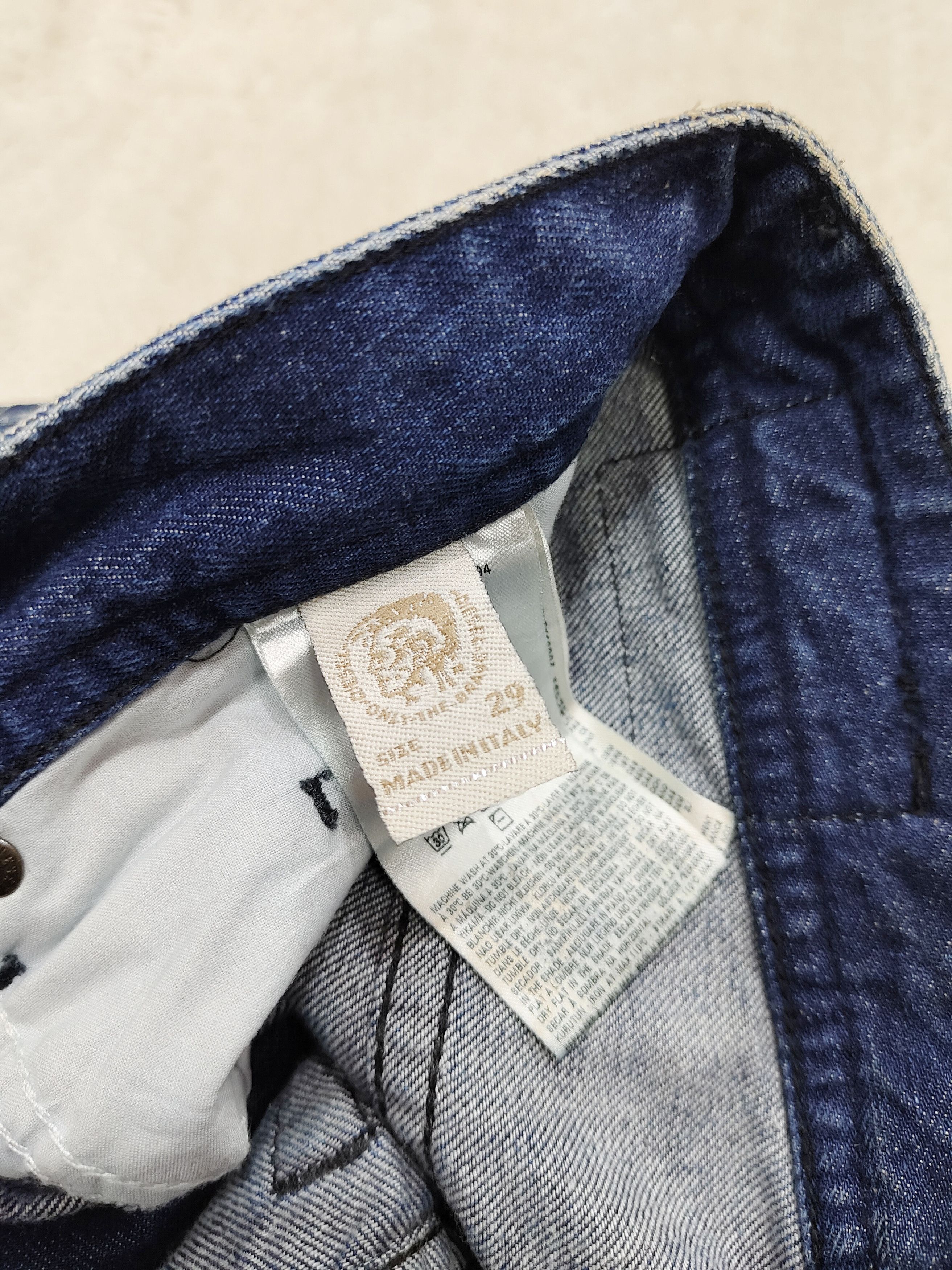 Diesel 💥SS16 Diesel Buster DNA Distressed Pacthwork Mud Wash Jeans Size US 30 / EU 46 - 8 Thumbnail