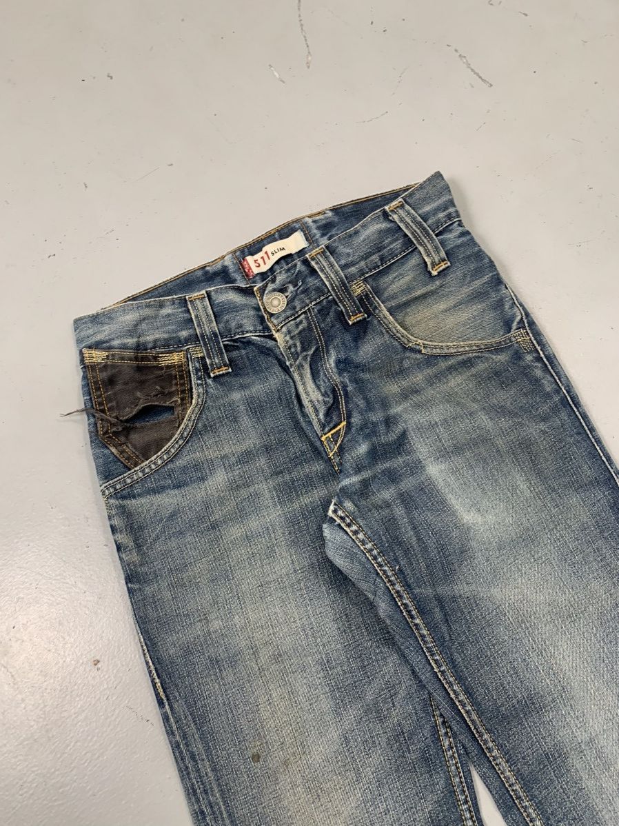Levi's Vintage Levi’s buckle belt denim Size US 28 / EU 44 - 4 Thumbnail
