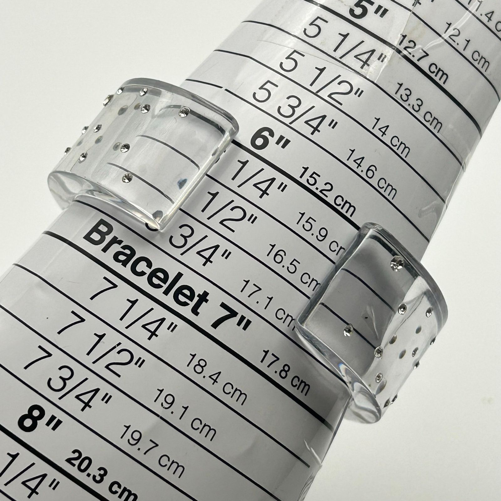 Other Gossip Women's Cuff Watch with Clear Acrylic Band Size ONE SIZE - 8 Thumbnail