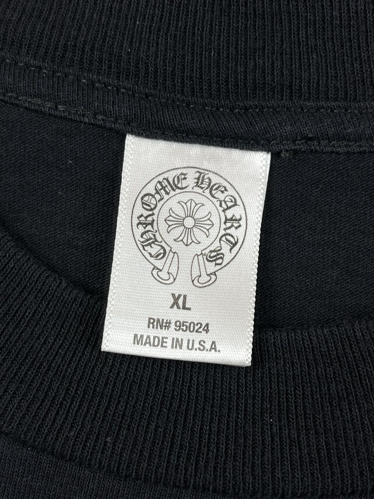 Chrome Hearts Chrome Hearts Vintage Staff Cross Logo Longsleeve Tshirt Size US XL / EU 56 / 4 - 8 Thumbnail