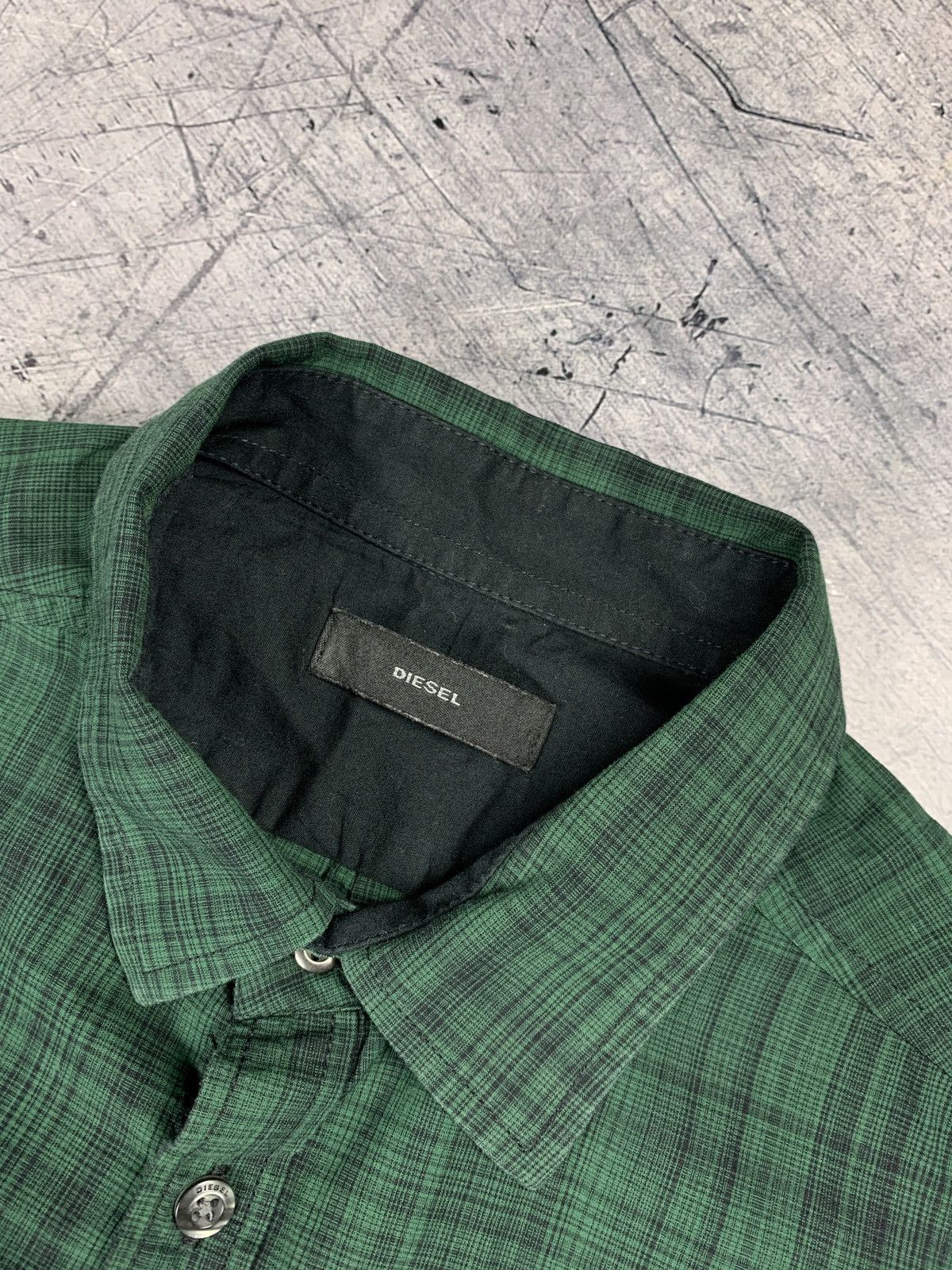 Diesel Y2K Diesel Plaid Button Ups Shirt Size L Size US L / EU 52-54 / 3 - 5 Thumbnail