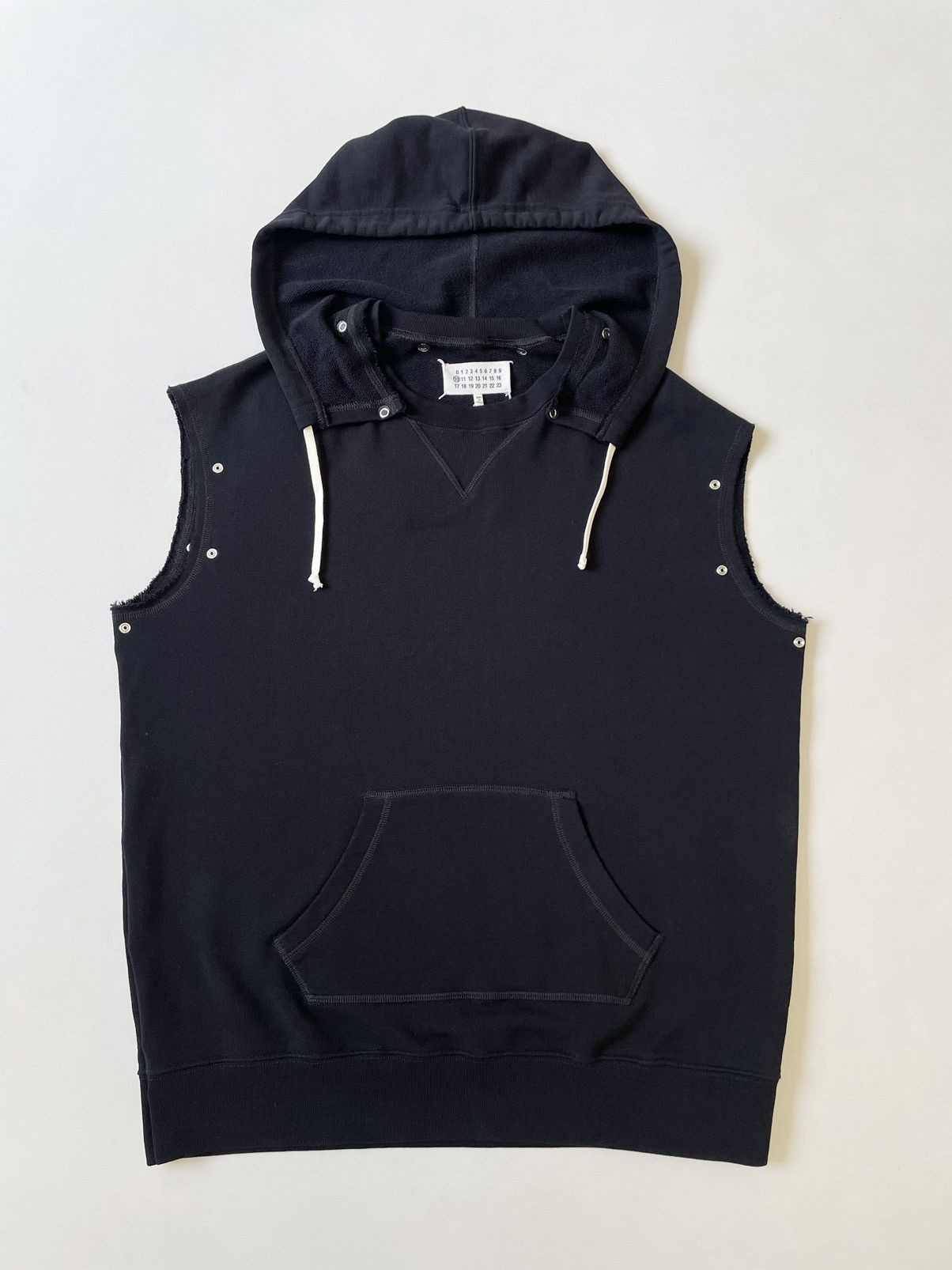 Maison Margiela S/S 17 Popper Sleeve Sweatshirt Vest Size US L / EU 52-54 / 3 - 1 Thumbnail