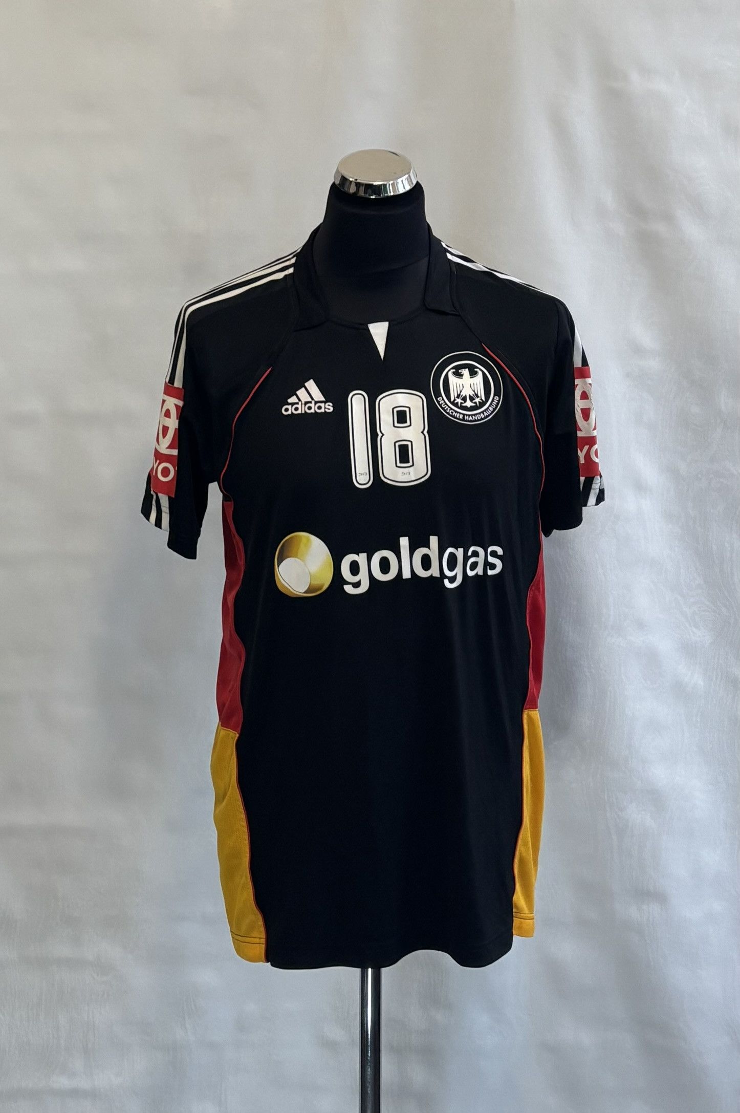 Adidas Germany 2009/2010 Kraus #18 Adidas Player Issue Jersey Size US L / EU 52-54 / 3 - 1 Thumbnail