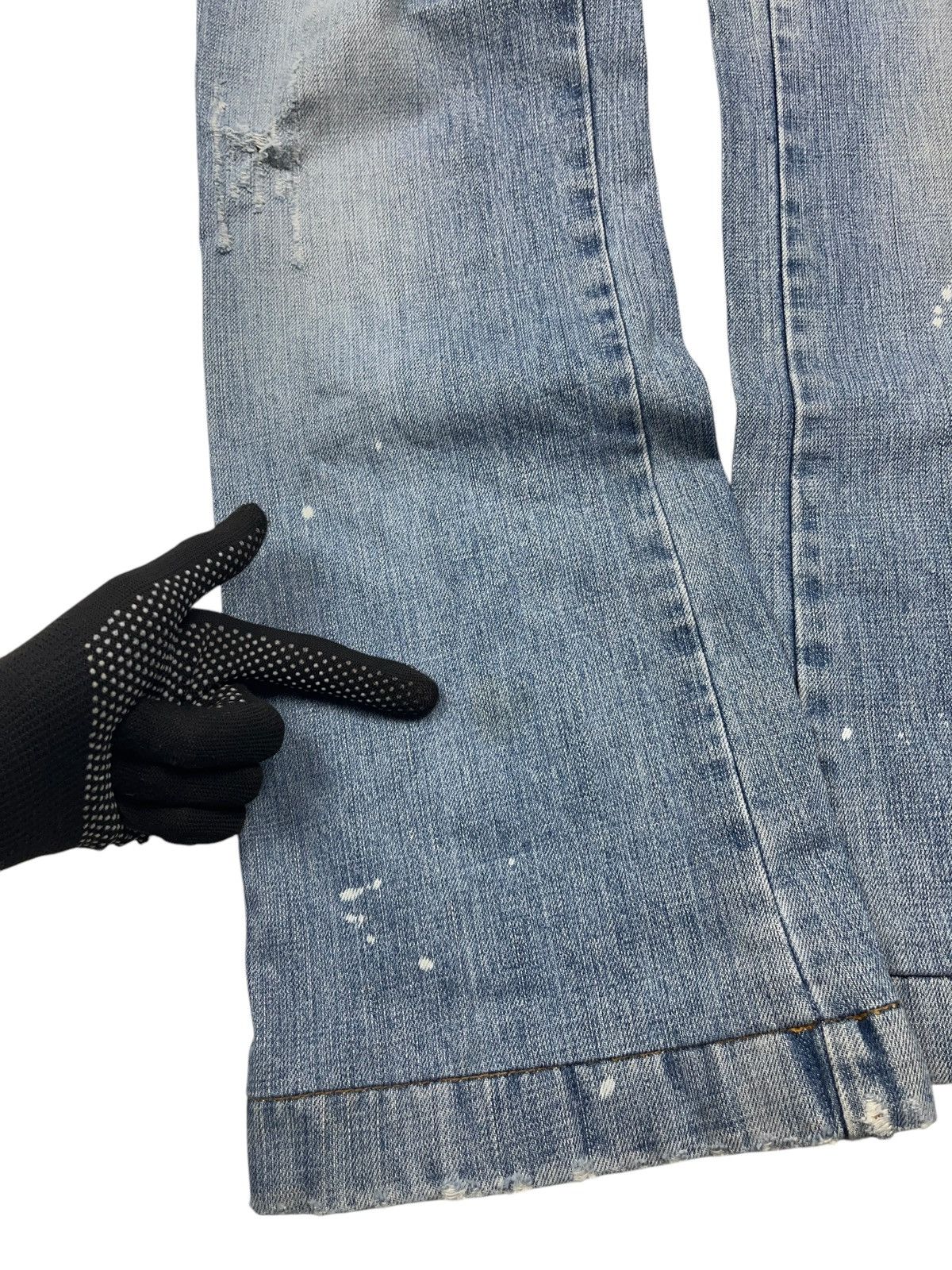 Dolce & Gabbana Vintage Dolce & Gabbana Hollywood Cowboy Distressed Jeans Size 28" / US 6 / IT 42 - 6 Thumbnail