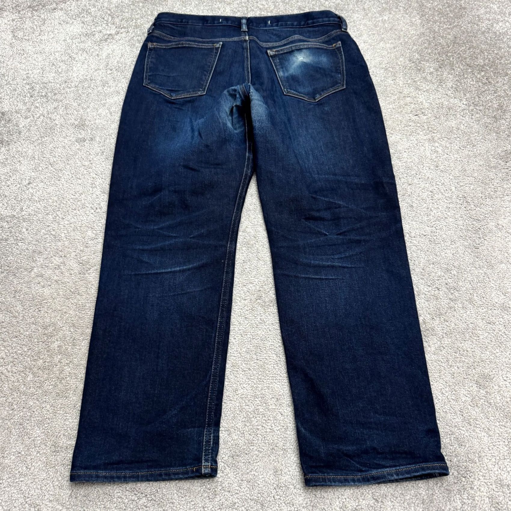 Banana Republic Banana Republic Traveler Straight Leg Denim Jeans Mens Dark Wash 34x30 Stretch Size US 34 / EU 50 - 2 Thumbnail