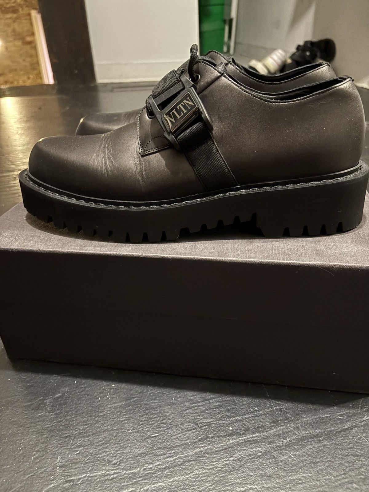 Valentino Valentino VLTN Derby w/ Strap - buckle Size US 10 / EU 43 - 2 Thumbnail