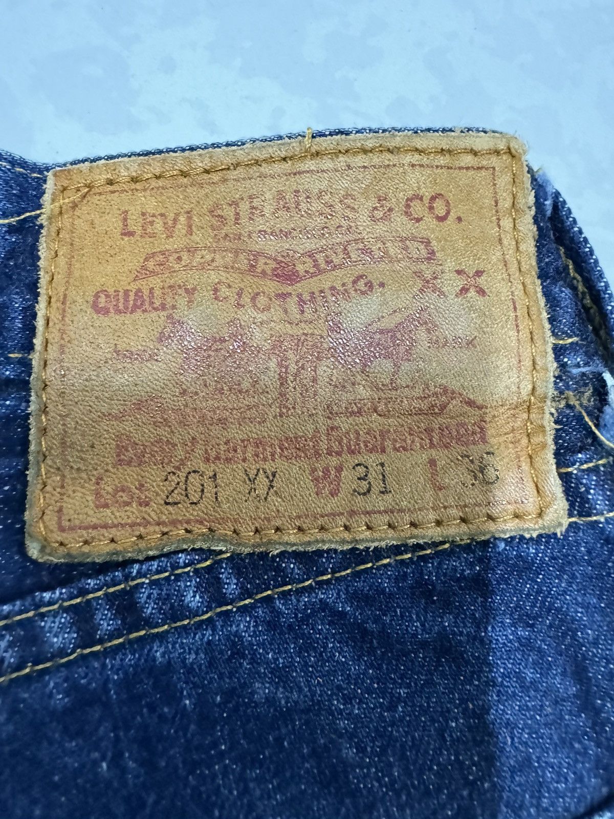 Levi's (J81) LEVIS 201 XX Size US 30 / EU 46 - 14 Thumbnail