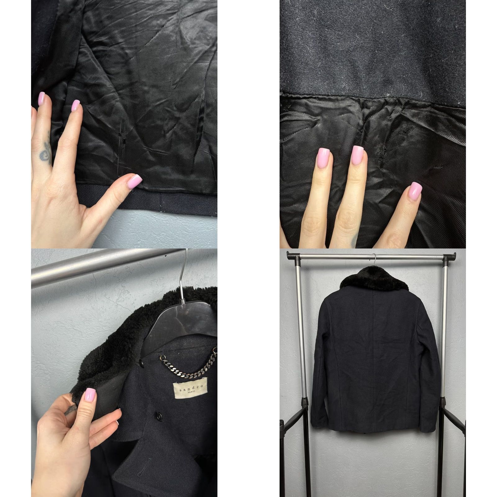 Sandro Sandro Wool Coat M Sandro Wool Coat Womens XS? Size M / US 6-8 / IT 42-44 - 8 Thumbnail
