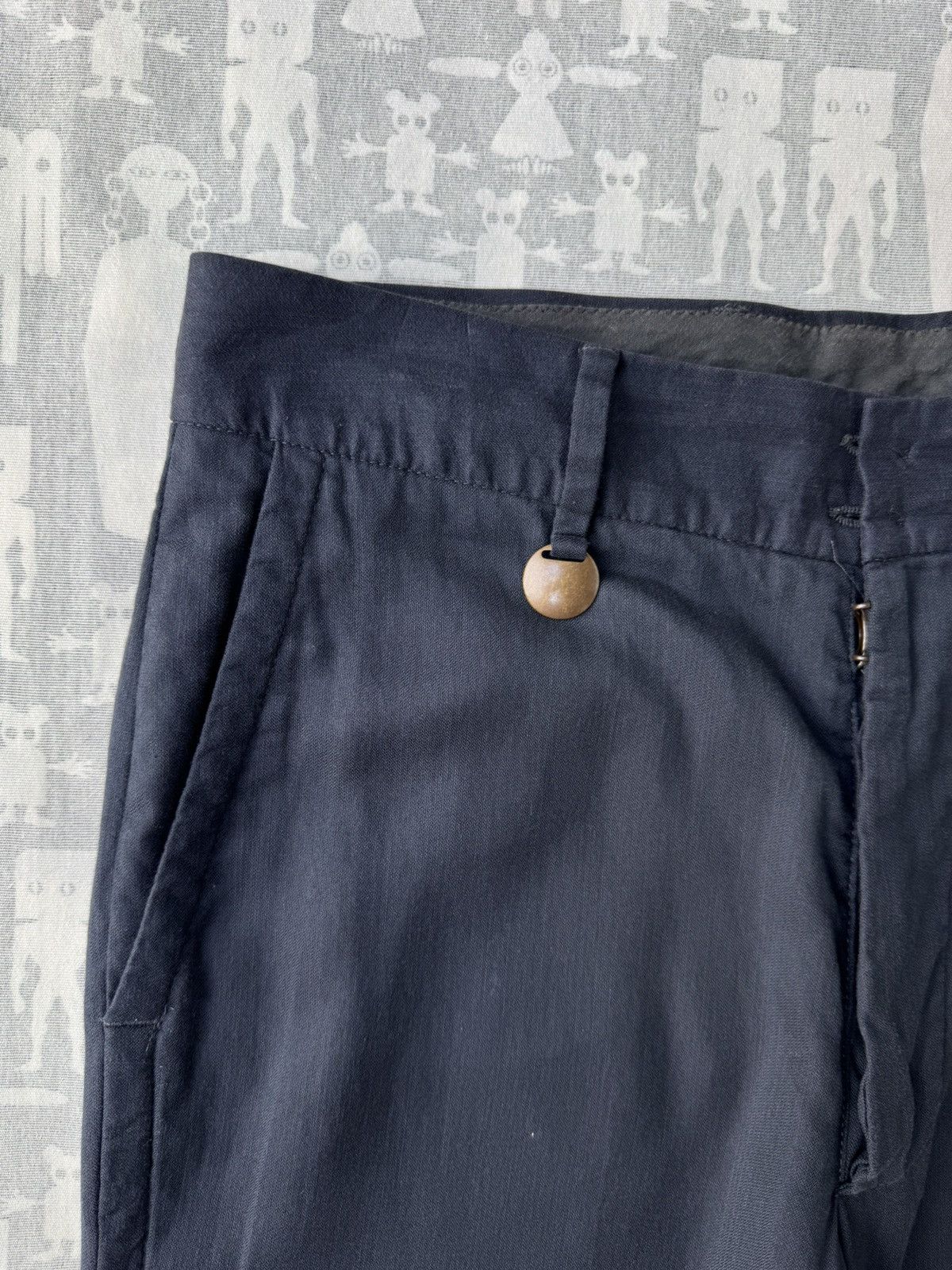 Maison Margiela Maison Martin Margiela SS03 Medal Cotton Slacks Trousers Size US 30 / EU 46 - 2 Thumbnail
