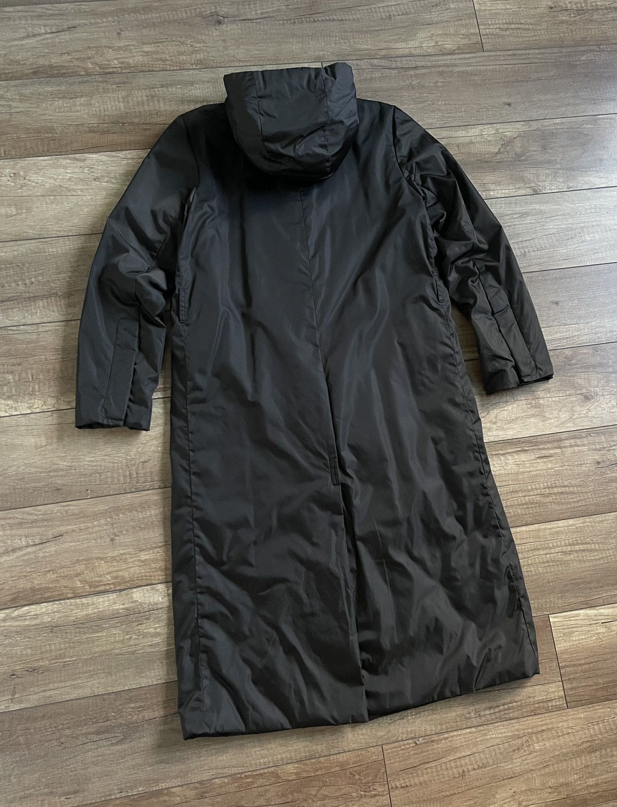 Prada RARE Prada Black Tag Long Nylon Hooded Jacket Parka Coat Size M / US 6-8 / IT 42-44 - 7 Thumbnail