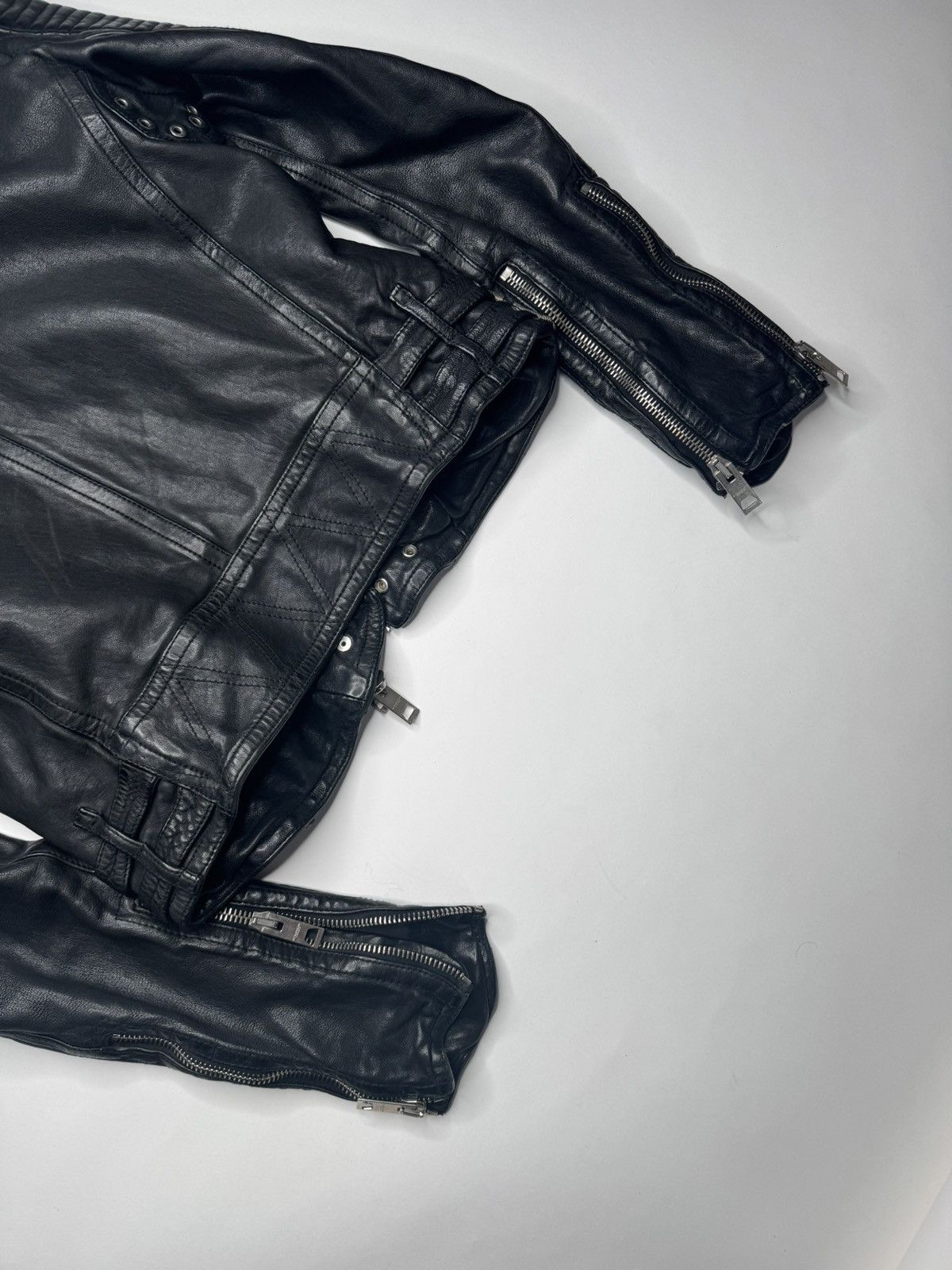 Burberry Prorsum Burberry Prorsum SS11 Loseley Quilted Biker Leather Jacket Size US S / EU 44-46 / 1 - 8 Thumbnail