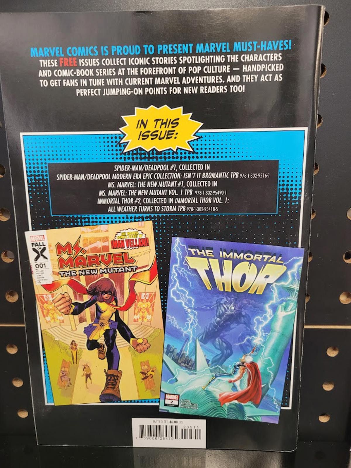 Marvel Comics Free Marvel Must-Haves Spider-Man/Deadpool Unstamped NM Size ONE SIZE - 2 Thumbnail