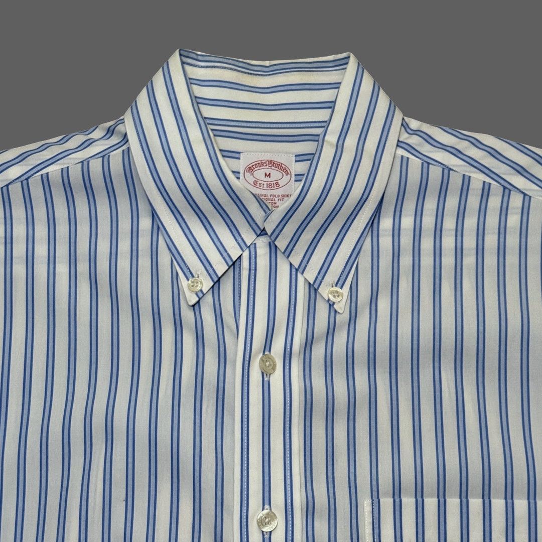 Brooks Brothers Brooks Brothers Original Polo Non-Iron Stripe Shirt M Size US M / EU 48-50 / 2 - 4 Thumbnail
