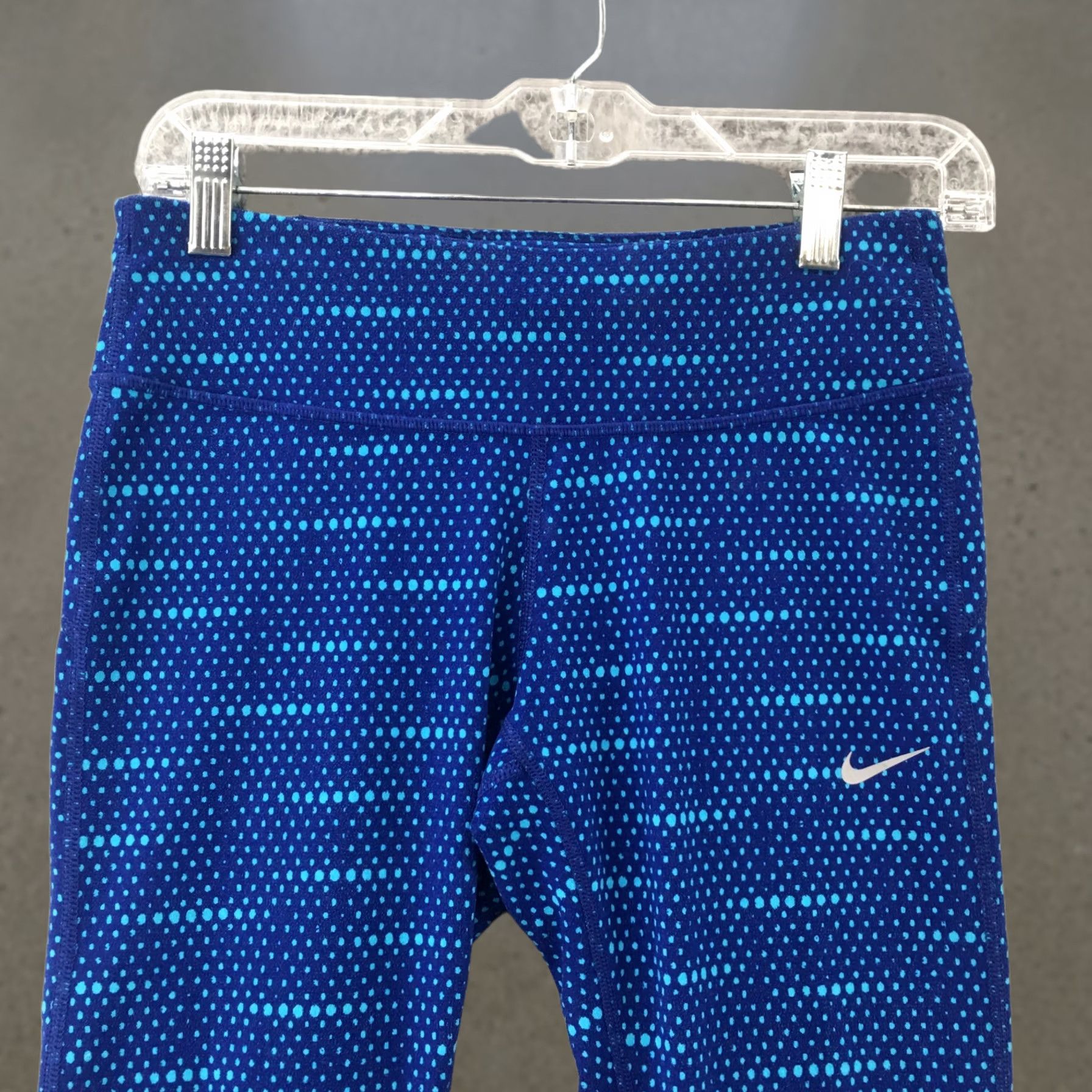 Nike Nike Dri Fit Yoga Leggings Womens Small Blue Elastic Waistband Low Rise Athletic Size 28" / US 6 / IT 42 - 1 Thumbnail