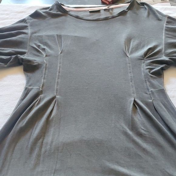 Anthropologie Anthropologie Holding Horses Grey Short Sleeve Side Cut Sz. Size XS / US 0-2 / IT 36-38 - 7 Thumbnail