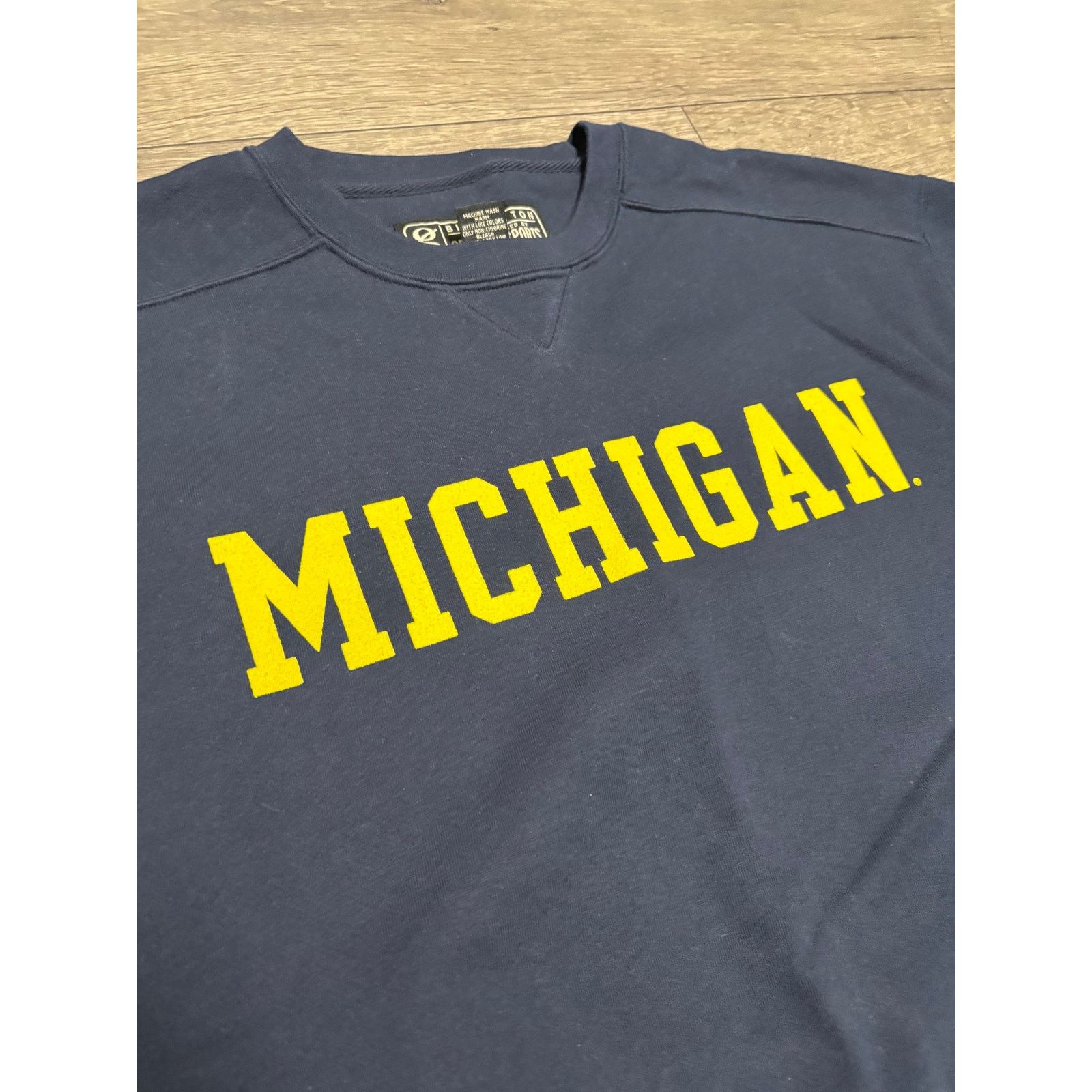 Gear for Sports × Vintage Vintage University of Michigan Blue Sweatshirt Sz M Size US M / EU 48-50 / 2 - 2 Thumbnail