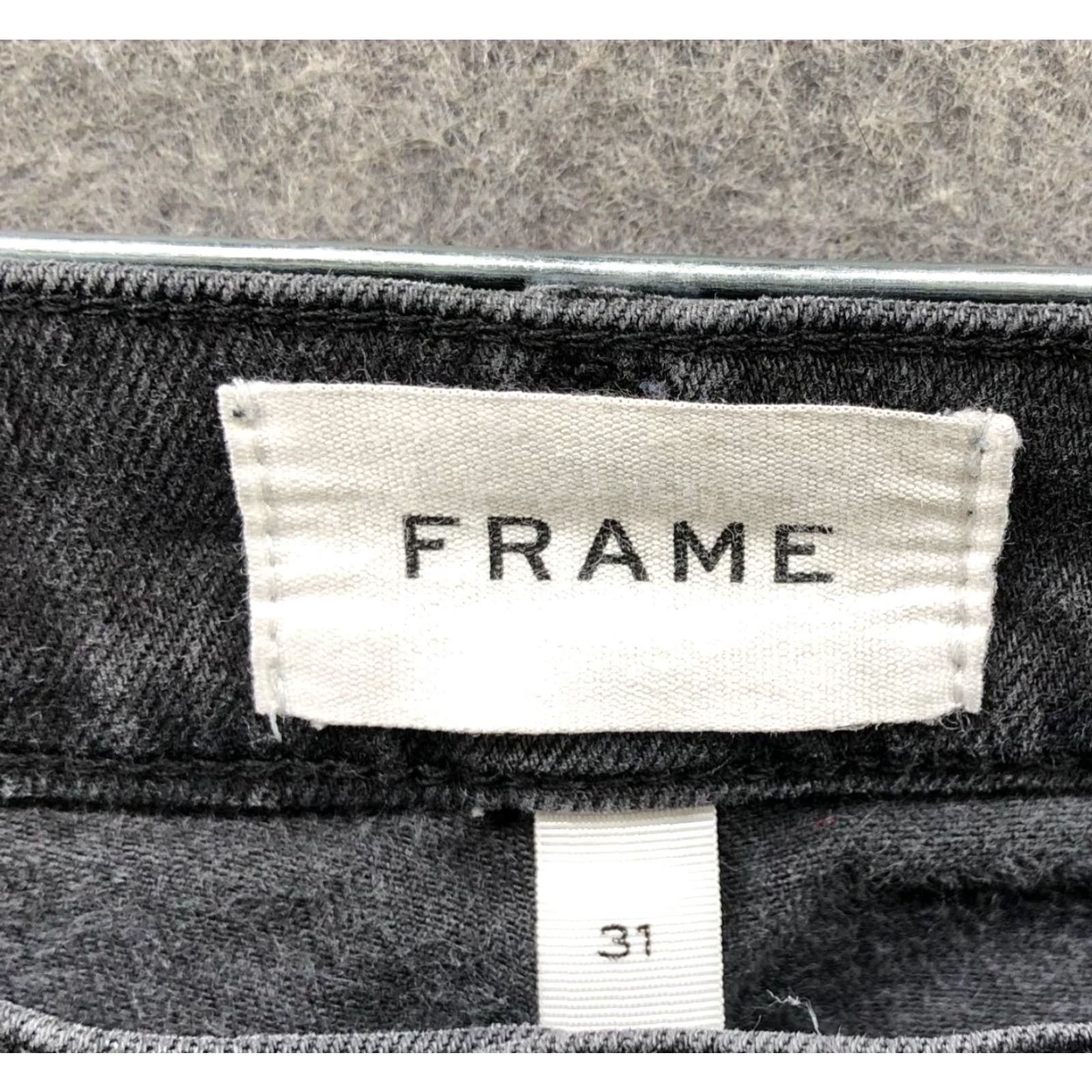 Frame FRAME L'Homme Skinny Jeans Mens 31x32 Denim Gray Stretch 5-Pocket 31 Inseam Slim Dark Cotton Blend Vintage No Size US 31 - 5 Thumbnail