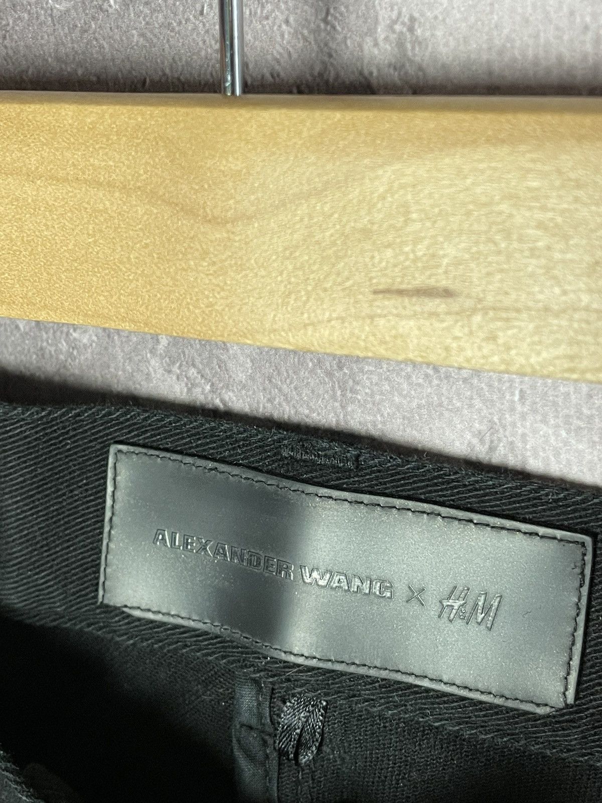 Alexander Wang × H&M ALEXANDER WANG X HM BLACK SKINNY DENIM JEANS OPIUM Size 28" / US 6 / IT 42 - 6 Thumbnail