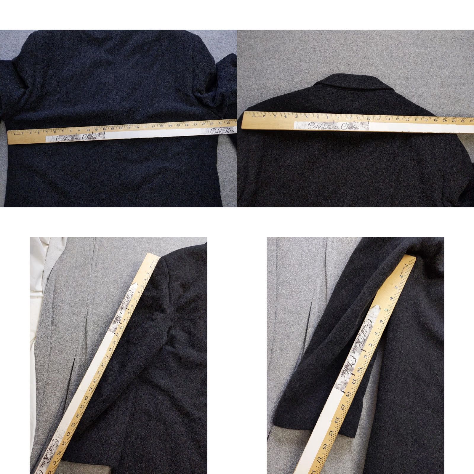 Chaps Chaps Overcoat Mens 44R Black Wool Blend Topcoat Classic Formal Dress Coat Size US S / EU 44-46 / 1 - 9 Thumbnail