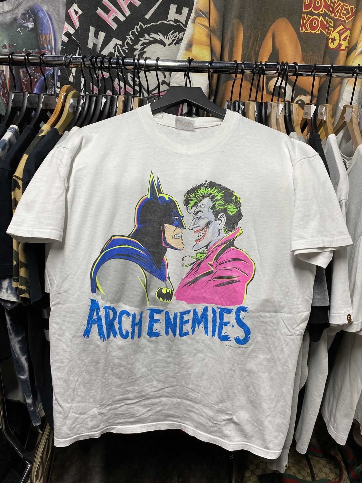 DC Comics × Vintage Vintage 90’s DC Comics Batman Robin Tee Shirt Medium Size US M / EU 48-50 / 2 - 5 Thumbnail