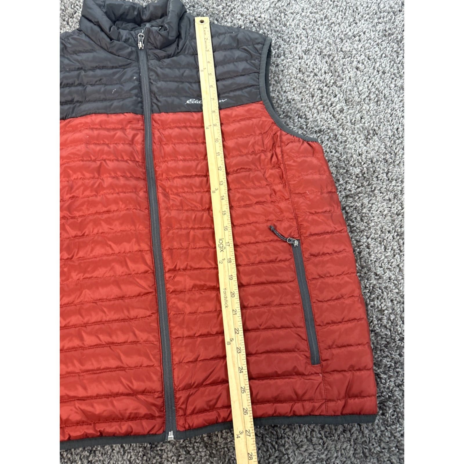 Eddie Bauer Eddie Bauer Vest Men L Red Solid Sleeveless Puffer Down Zip EB700 Size US L / EU 52-54 / 3 - 2 Thumbnail