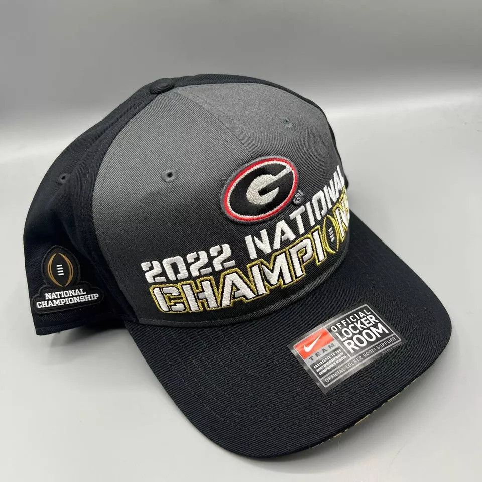 Nike Georgia Bulldogs Hat Men 2022 National Champions Snap Back Size ONE SIZE - 3 Thumbnail