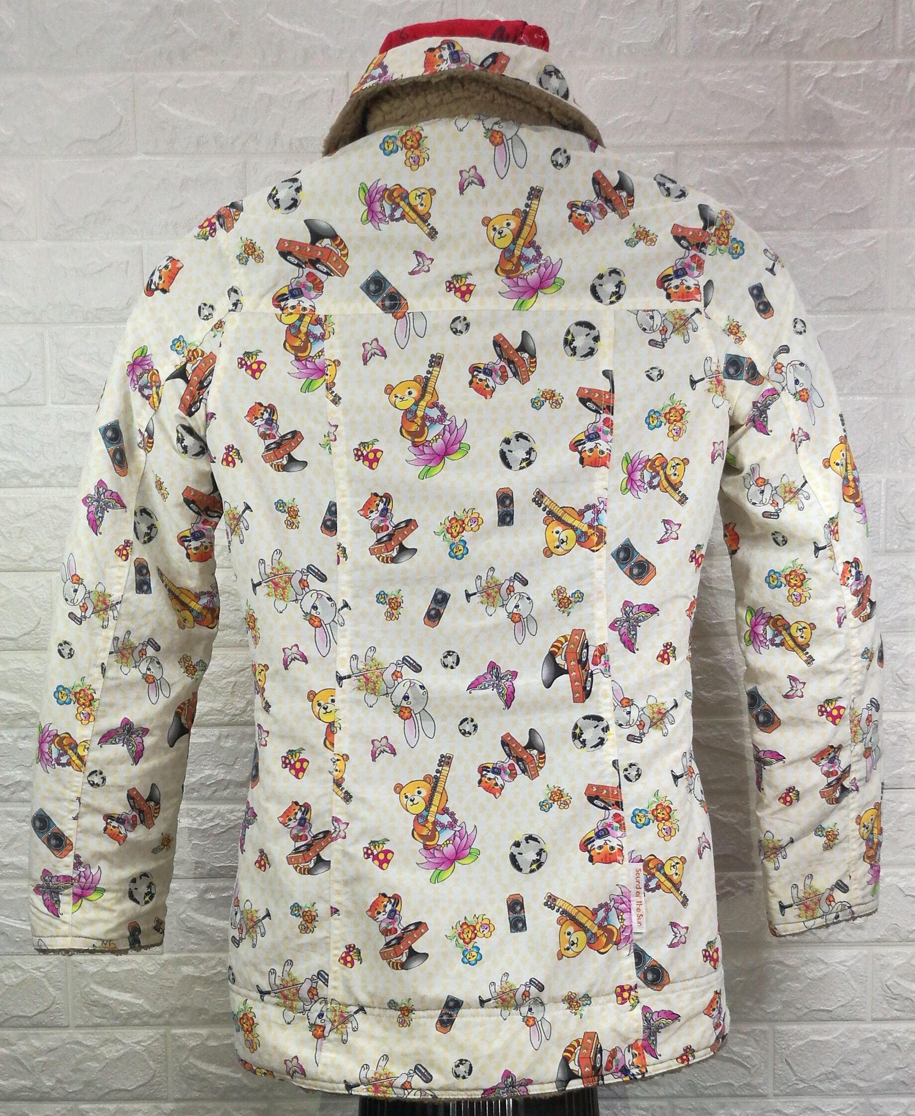 Japanese Brand Vintage Reversible Full Printed Cartoon & Fleece Jacket Size US S / EU 44-46 / 1 - 4 Thumbnail