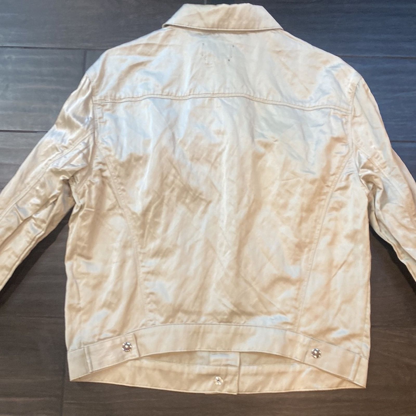 Rta RtA Erika buttoned boyfriend jacket S Ivory Shine Size S / US 4 / IT 40 - 8 Thumbnail