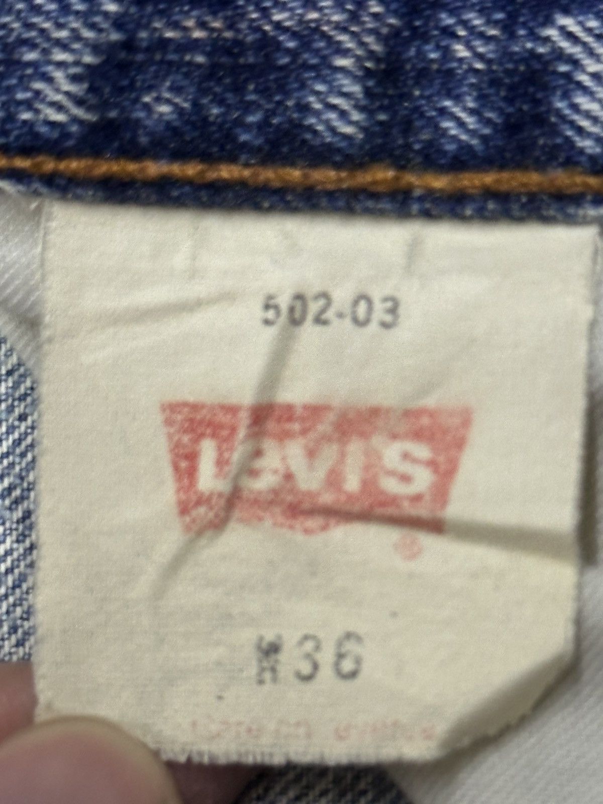 Levi's Vintage Levi’s 502 Distressed Straight Fit Denim Faded Wash Size US 36 / EU 52 - 13 Thumbnail