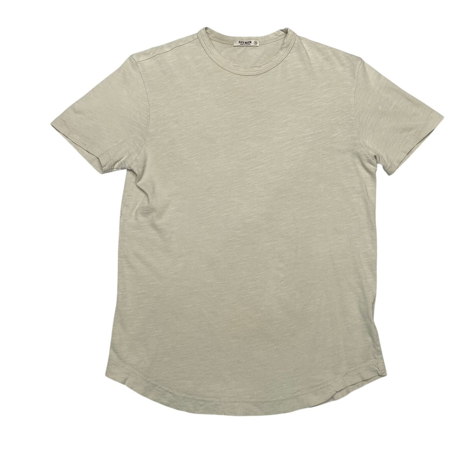 Buck Mason Buck Mason Curved Hem Slub Cotton Short Sleeve Shirt Mens XS Size US XS / EU 42 / 0 - 1 Thumbnail