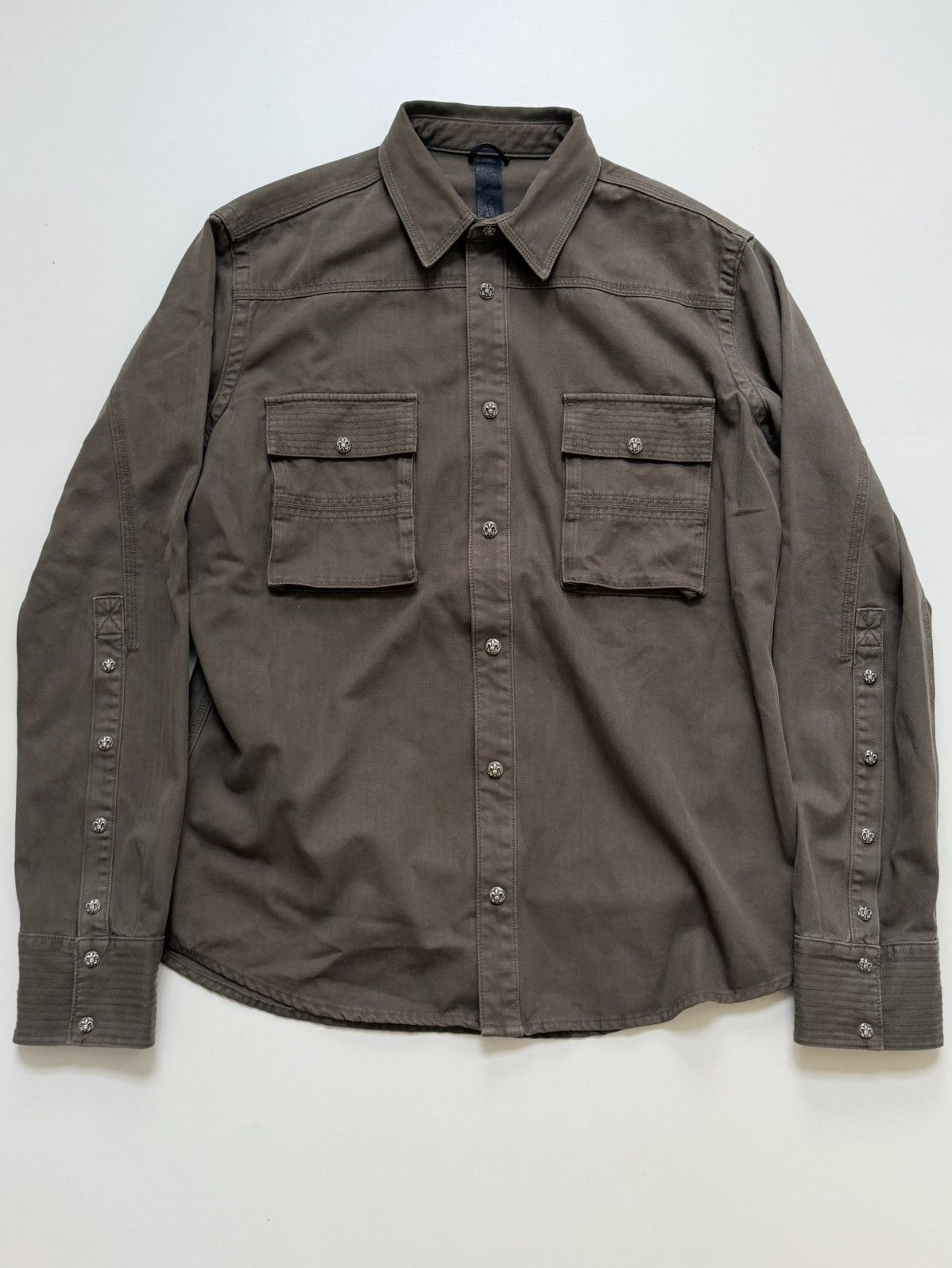 Chrome Hearts Chrome Hearts Fleur Patch Work Dog Jacket Size US L / EU 52-54 / 3 - 3 Thumbnail