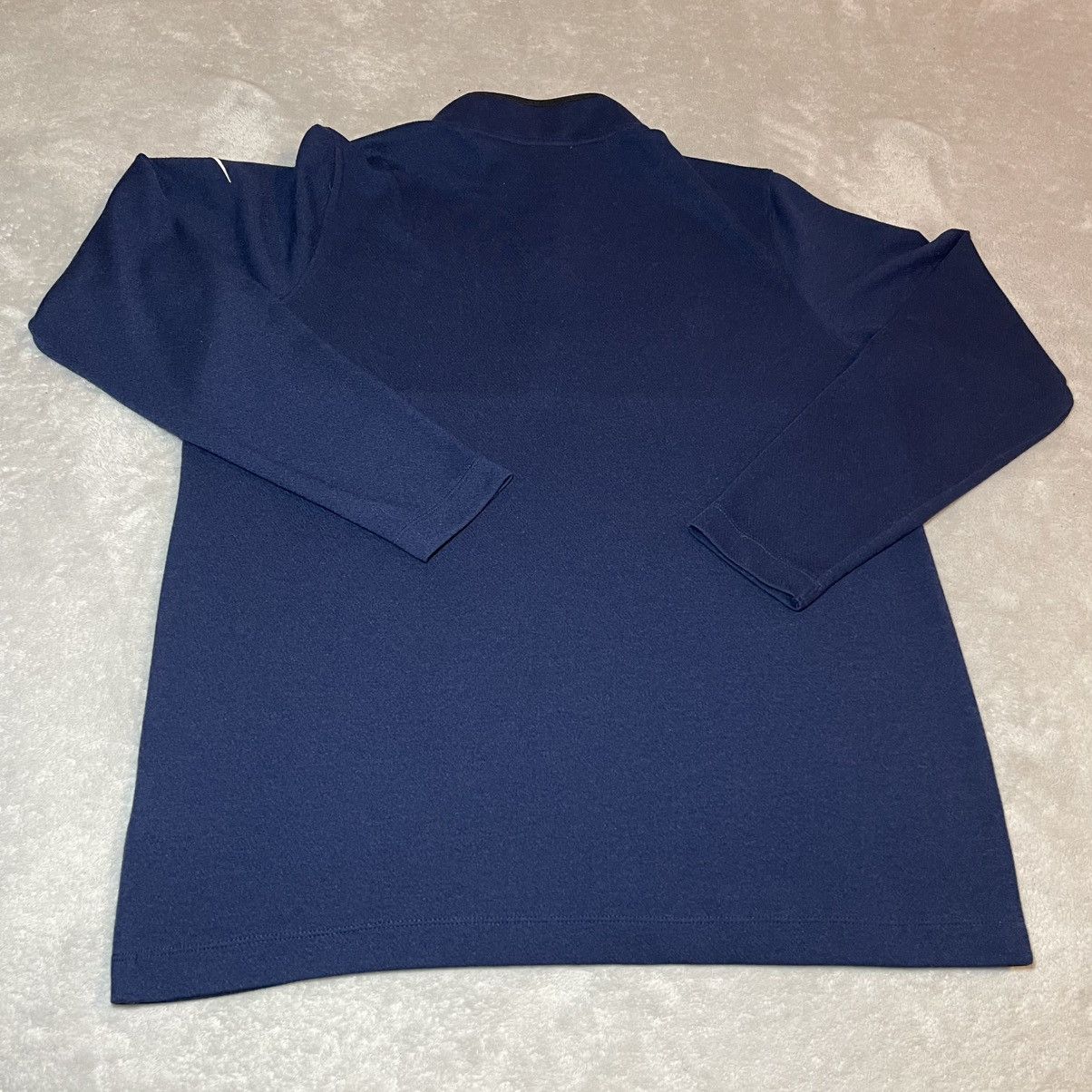Nike Nike Dri-FIT Mens Large Navy Blue Quarter Zip Workout Gym Size US L / EU 52-54 / 3 - 2 Thumbnail