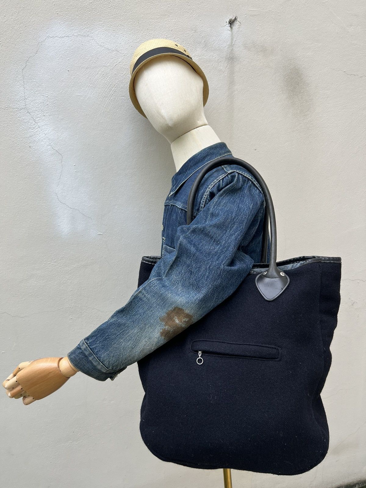 Schott Vintage Schott N.Y.C. Pea Jacket Wool Tote Bag Size ONE SIZE - 5 Thumbnail