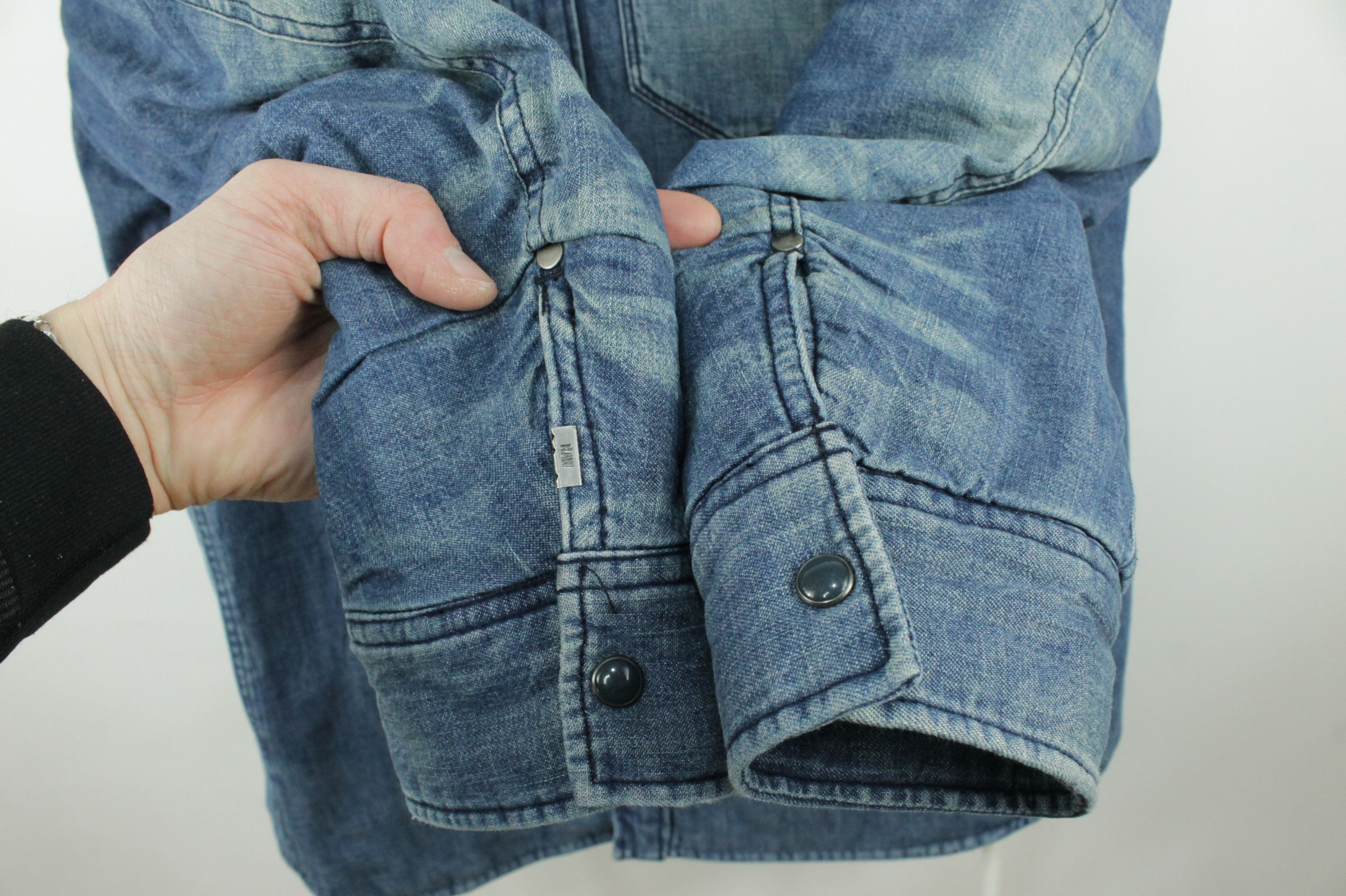 G-Star G-Star Raw 3301 Padded Denim Overshirt Jacket Size US XL / EU 56 / 4 - 10 Thumbnail