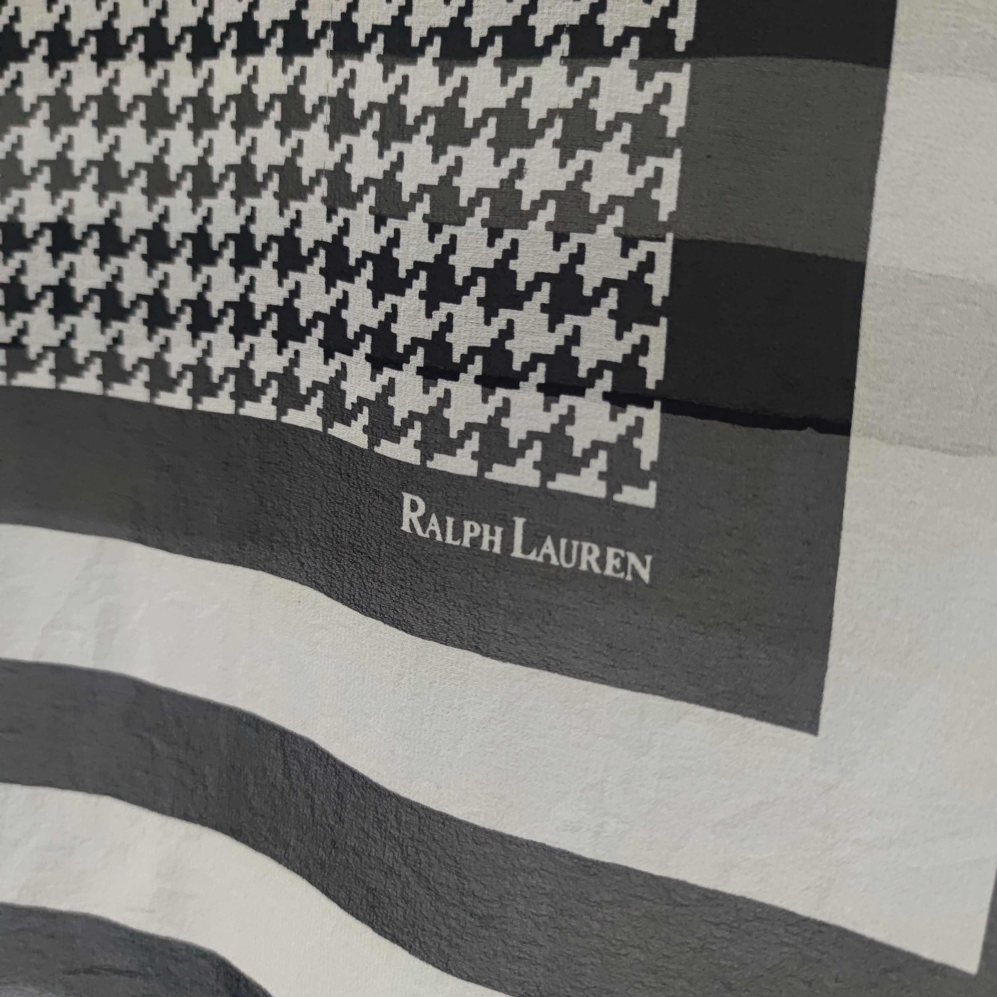 Polo Ralph Lauren × Ralph Lauren VINTAGE RALPH LAUREN 100% SILK SCARF Size ONE SIZE - 2 Thumbnail