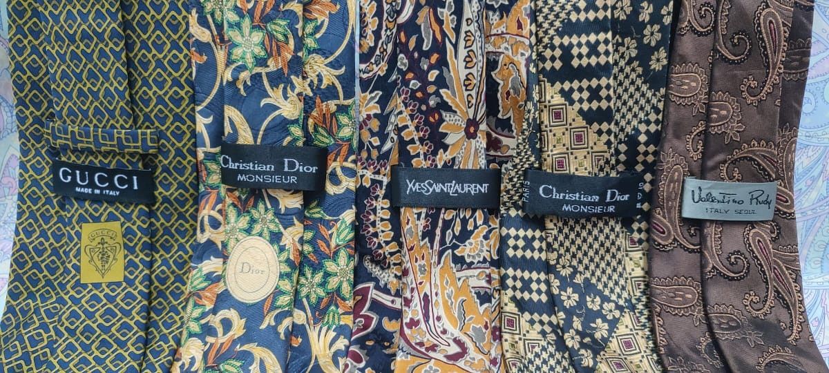 Gucci Luxury Designer Silk Tie Bundle Size ONE SIZE - 3 Thumbnail