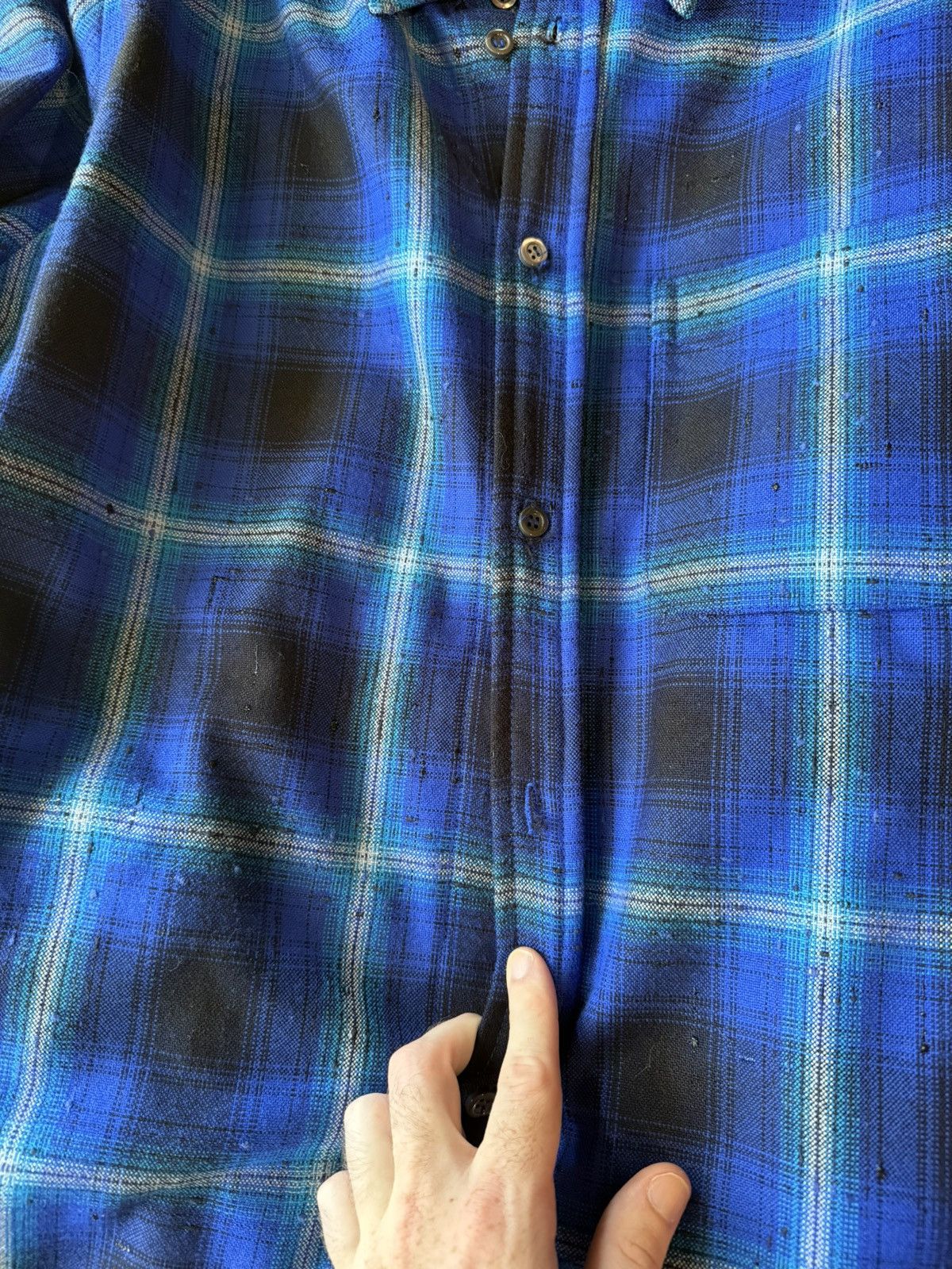 4SDESIGNS 4Sdesigns quilted check overshirt Size US S / EU 44-46 / 1 - 9 Thumbnail