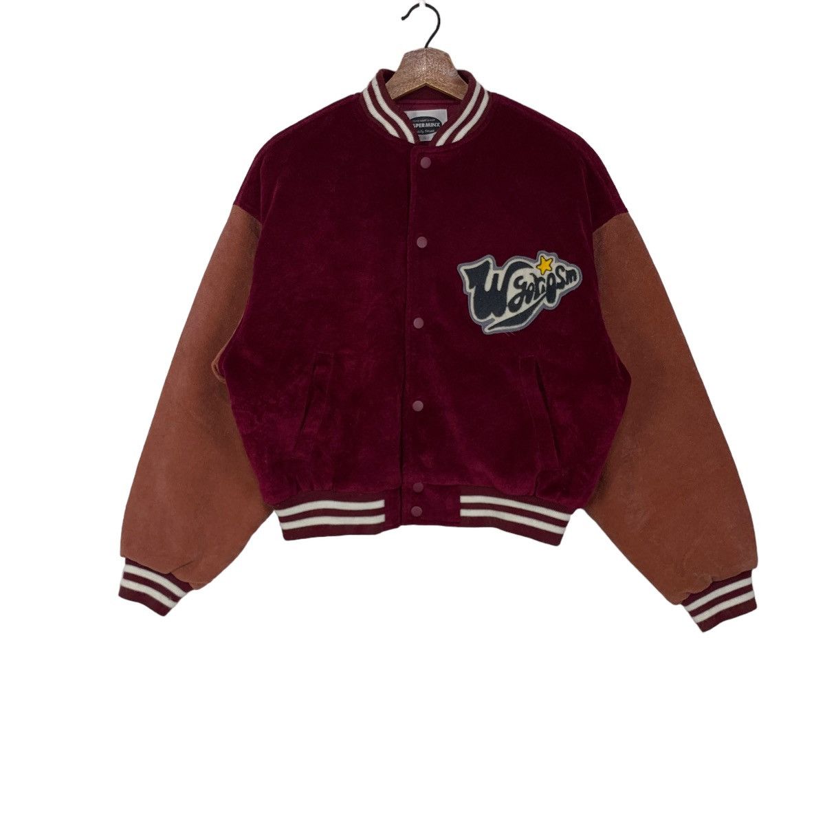 Japanese Brand Vintage Jasper Minx Varsity Jacket Size US L / EU 52-54 / 3 - 1 Thumbnail