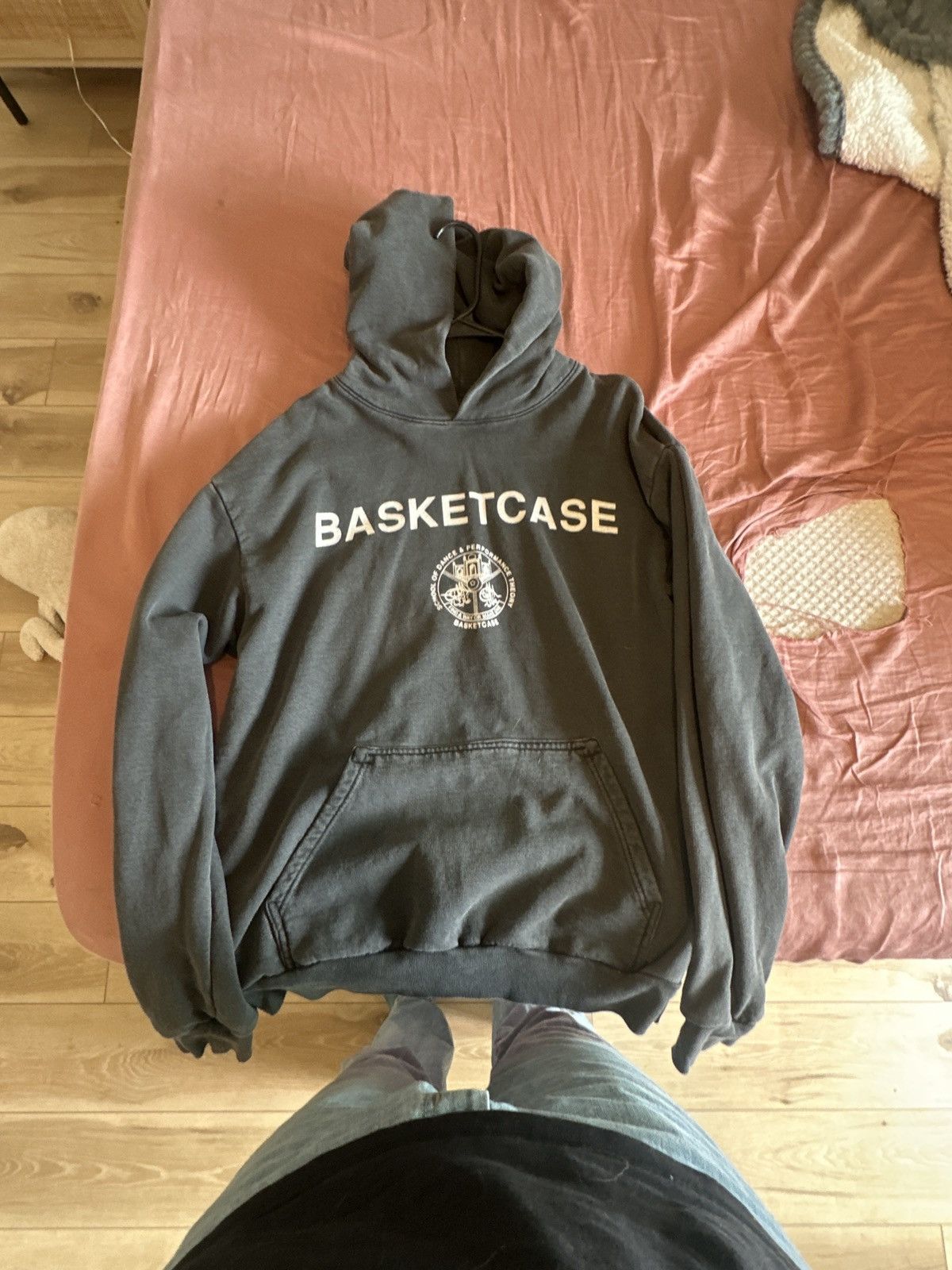 image of Basketcase Gallery Basketcas Gallery Hoodie in Black, Men's (Size Large)