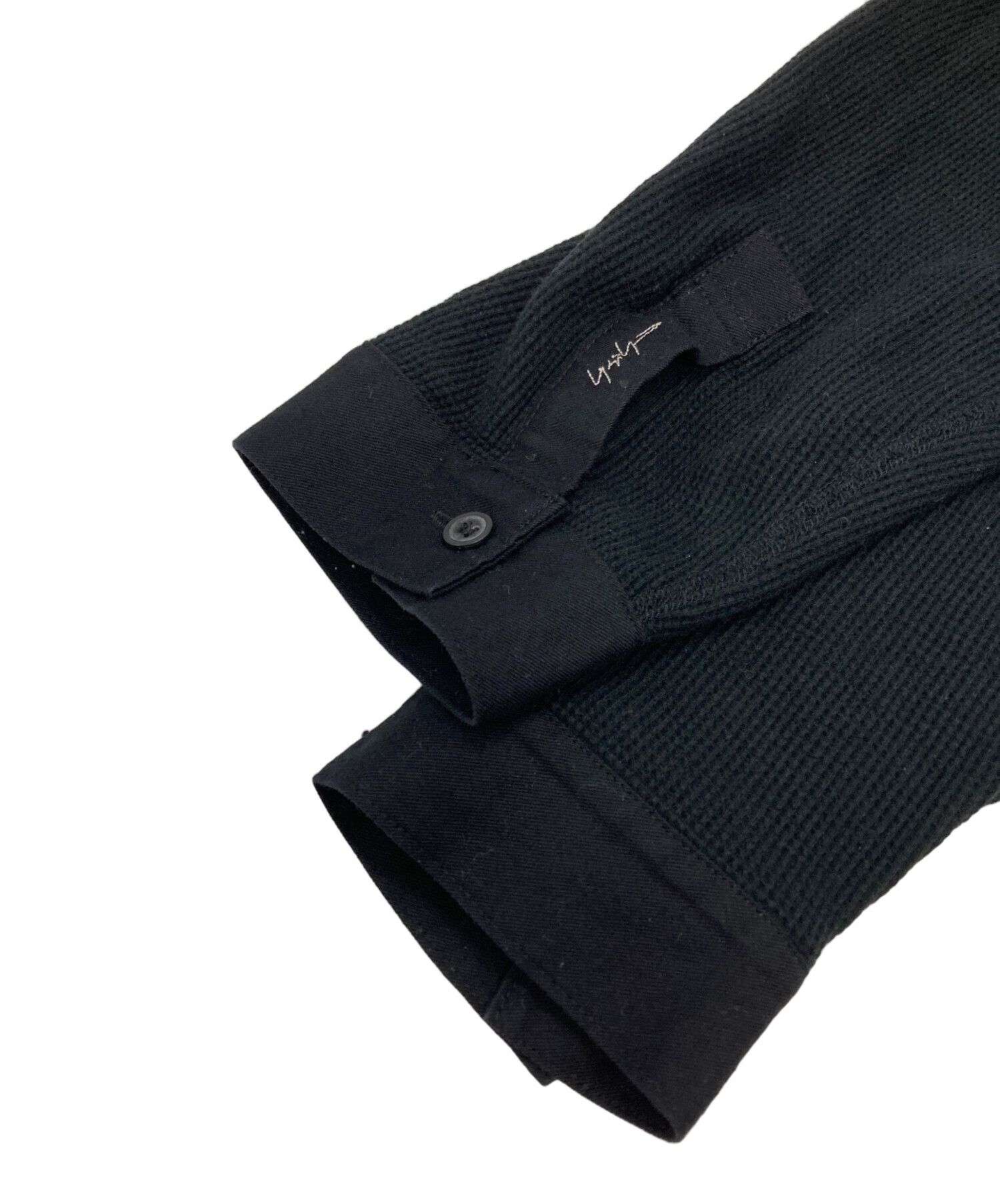 Yohji Yamamoto Yohji Yamamoto pour homme Henley neck thermal top Size US L / EU 52-54 / 3 - 7 Thumbnail