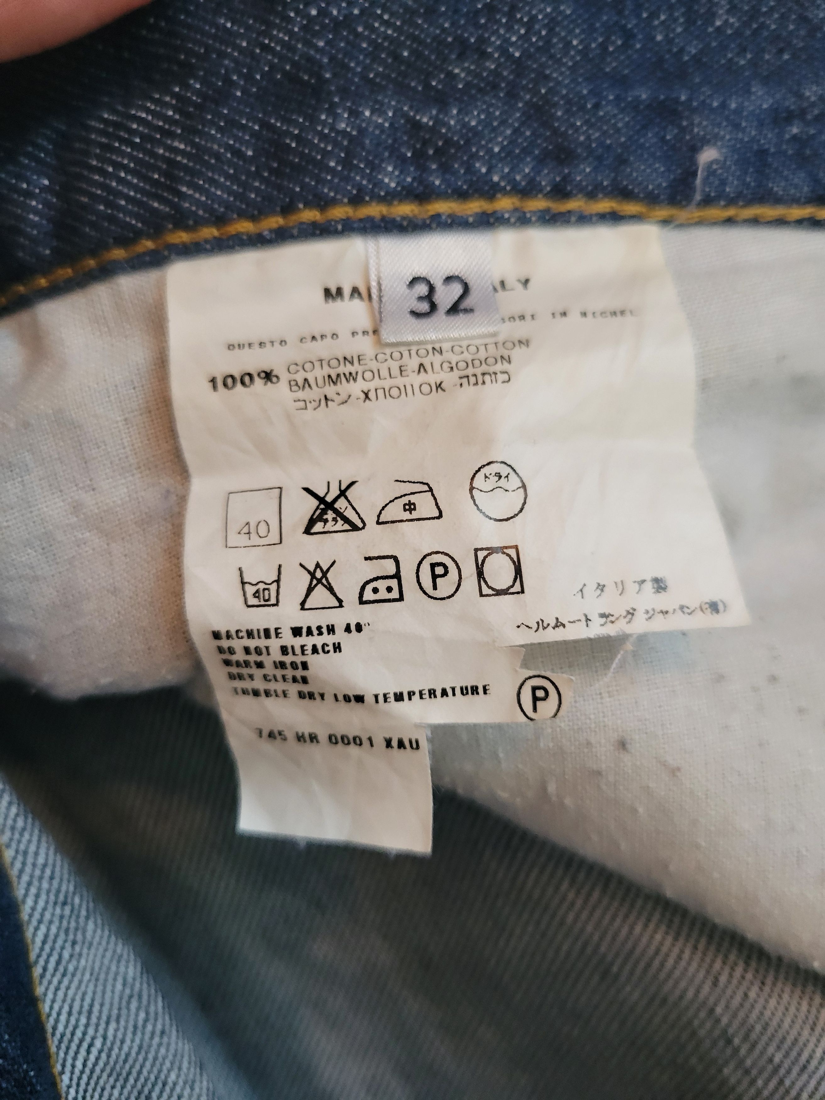 Helmut Lang Helmut Lang Indigo Denim Jeans Size US 32 / EU 48 - 3 Thumbnail