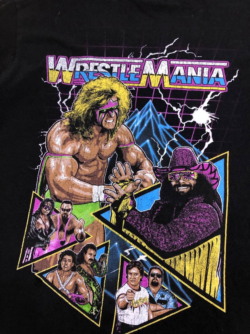 WWE WWE Wrestlemania The Ultimate Warrior Macho Man Graphic tee Size US M / EU 48-50 / 2 - 3 Thumbnail