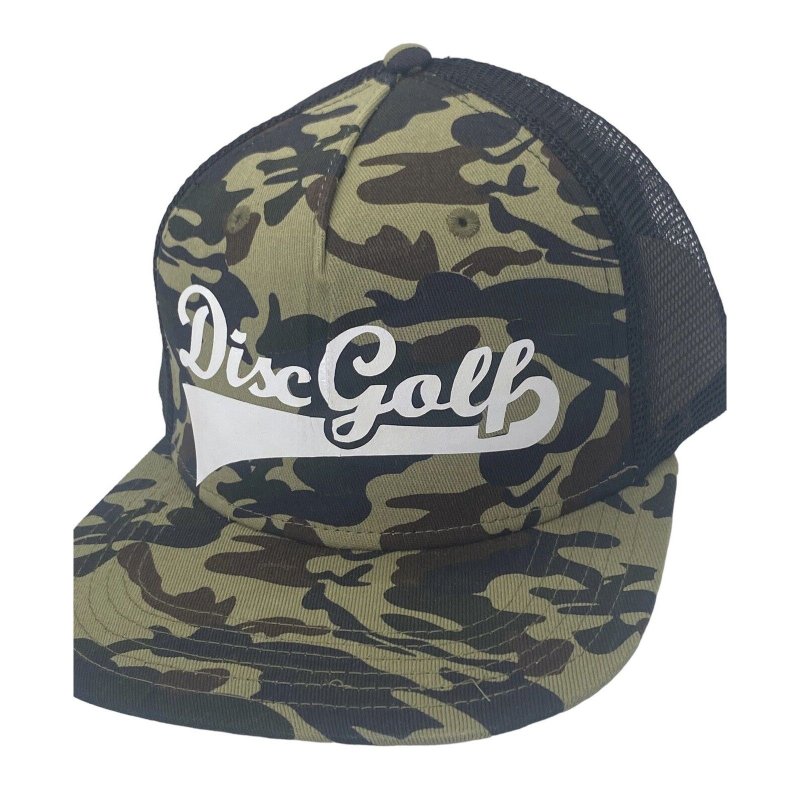 The Unbranded Brand Disc Golf DISCGOLF BASEBALL Logo Hat Trucker Cap Snap Back Size ONE SIZE - 11 Thumbnail