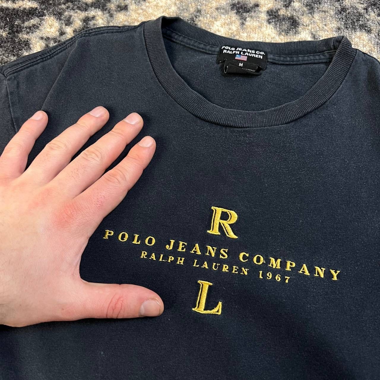 Polo Ralph Lauren Polo Jeans Ralph Lauren Big Logo Faded T-Shirt 1TS96 Size US M / EU 48-50 / 2 - 3 Thumbnail