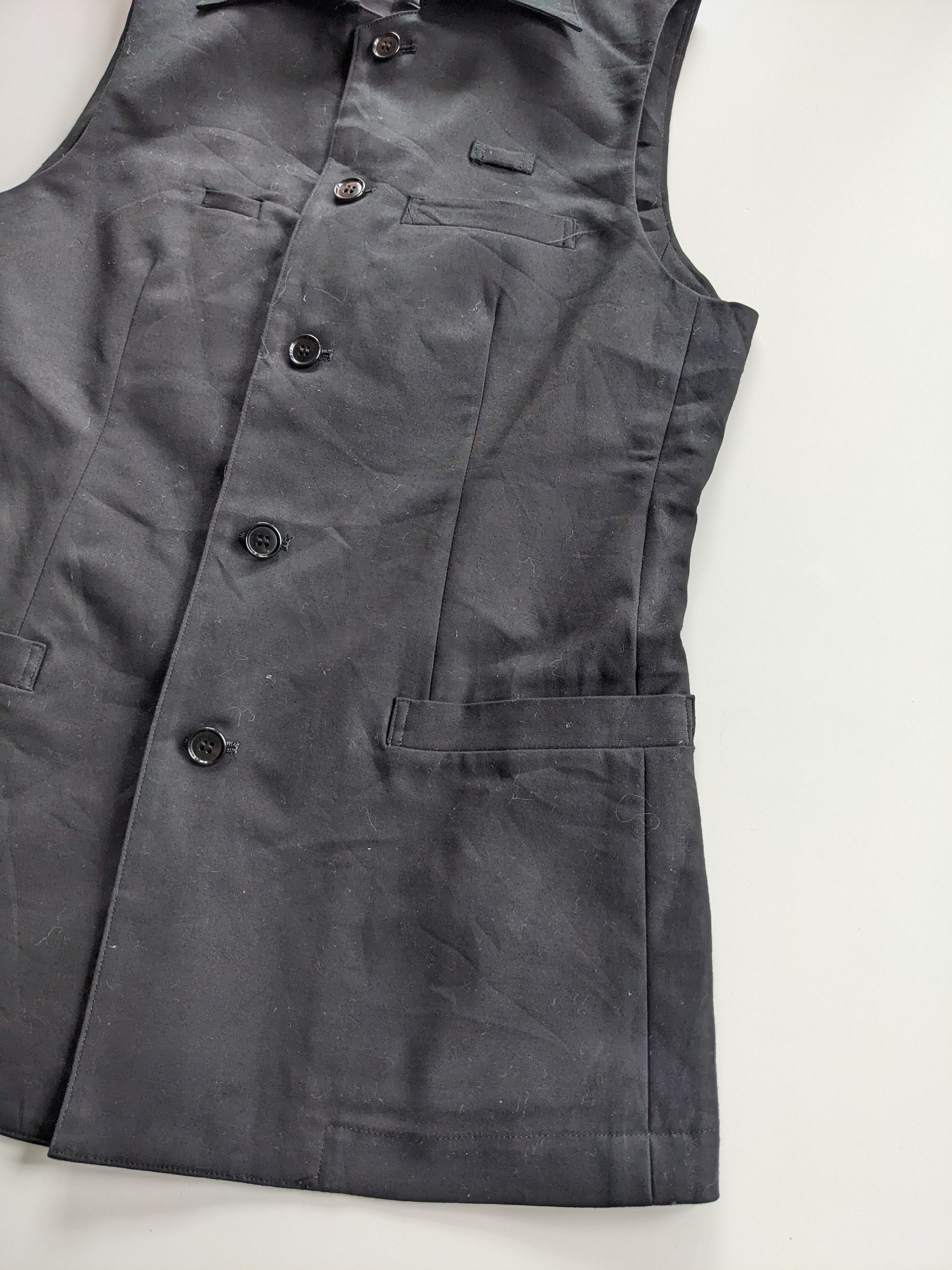 Final Home Final Home Black Utility Vest Vintage Size US M / EU 48-50 / 2 - 4 Thumbnail
