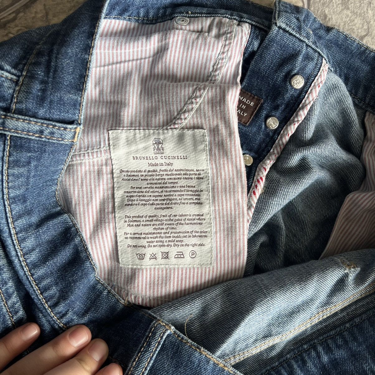 Brunello Cucinelli Vintage Brunello Cucinelli jeans Size US 36 / EU 52 - 15 Thumbnail