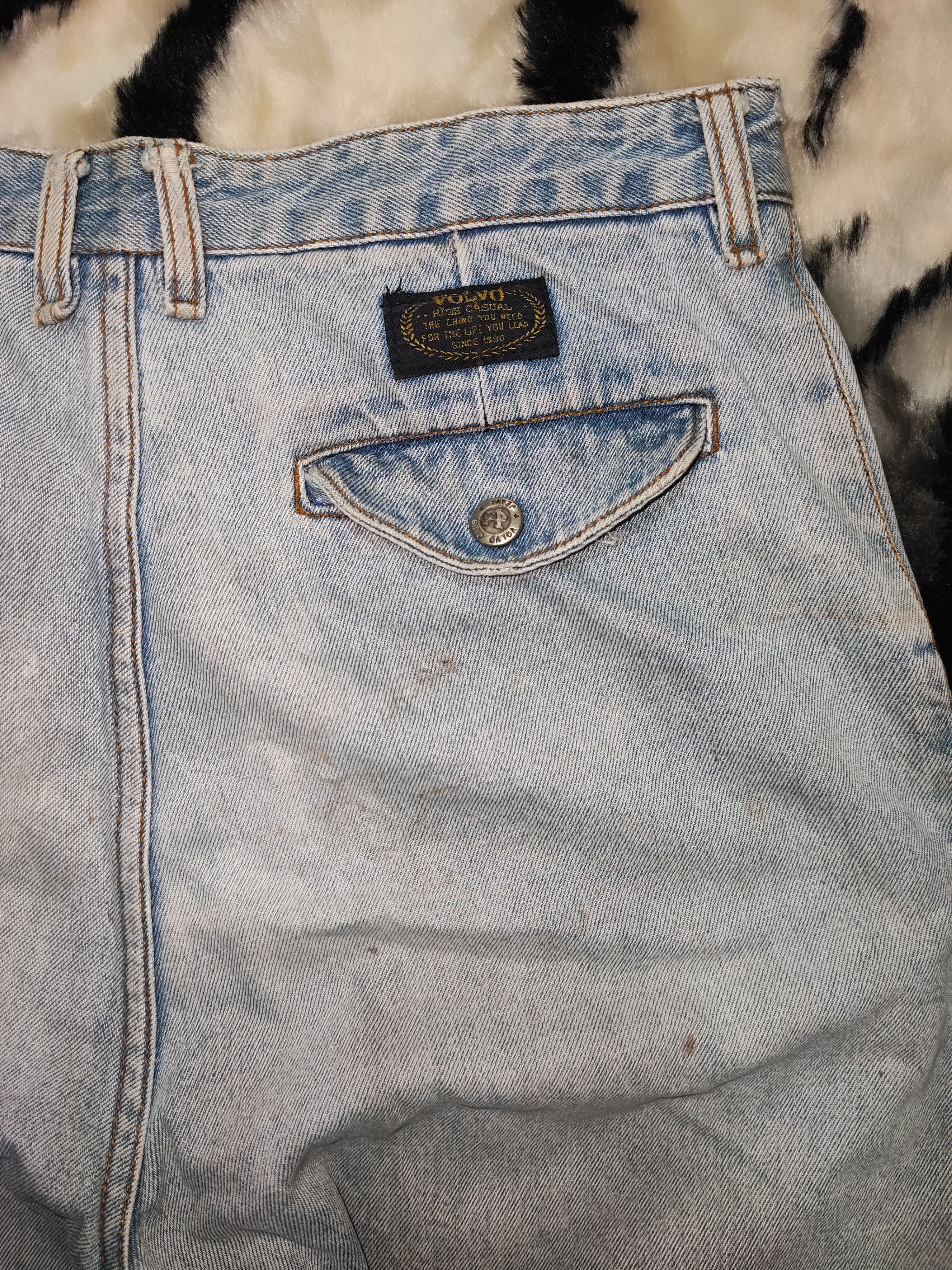 Vintage Volvo vintage y2k grunge faded blue skater baggy jeans Size US 30 / EU 46 - 15 Thumbnail