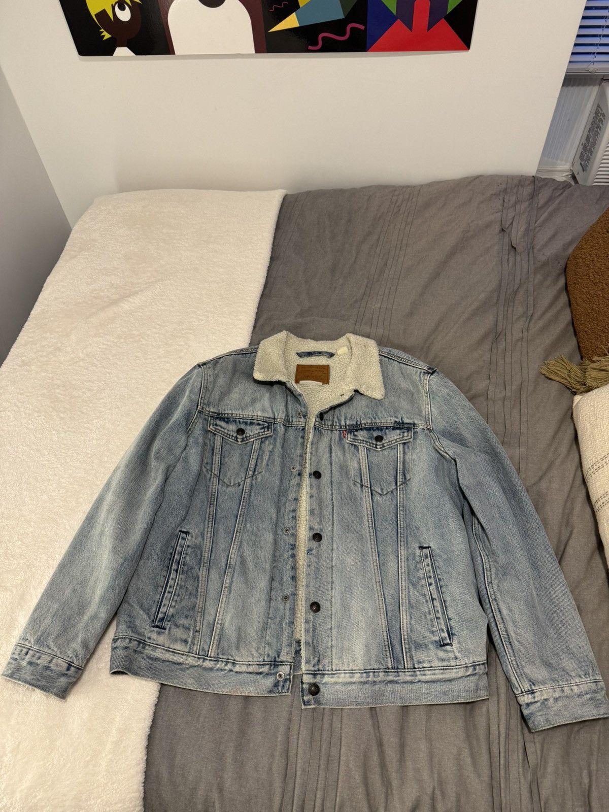 Levi's Levi’s Type III Sherpa Trucker Jacket Size US XL / EU 56 / 4 - 1 Thumbnail
