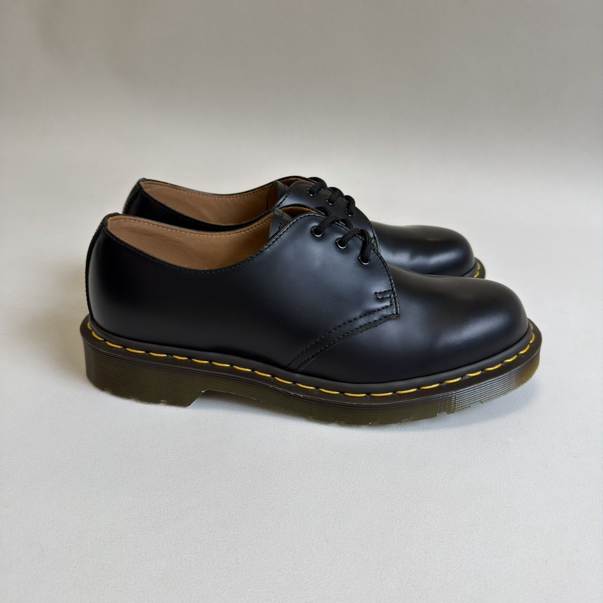 Comme des Garcons × Dr. Martens ‘MIE 1461’ Black Leather Shoes Size US 9 / EU 42 - 8 Thumbnail